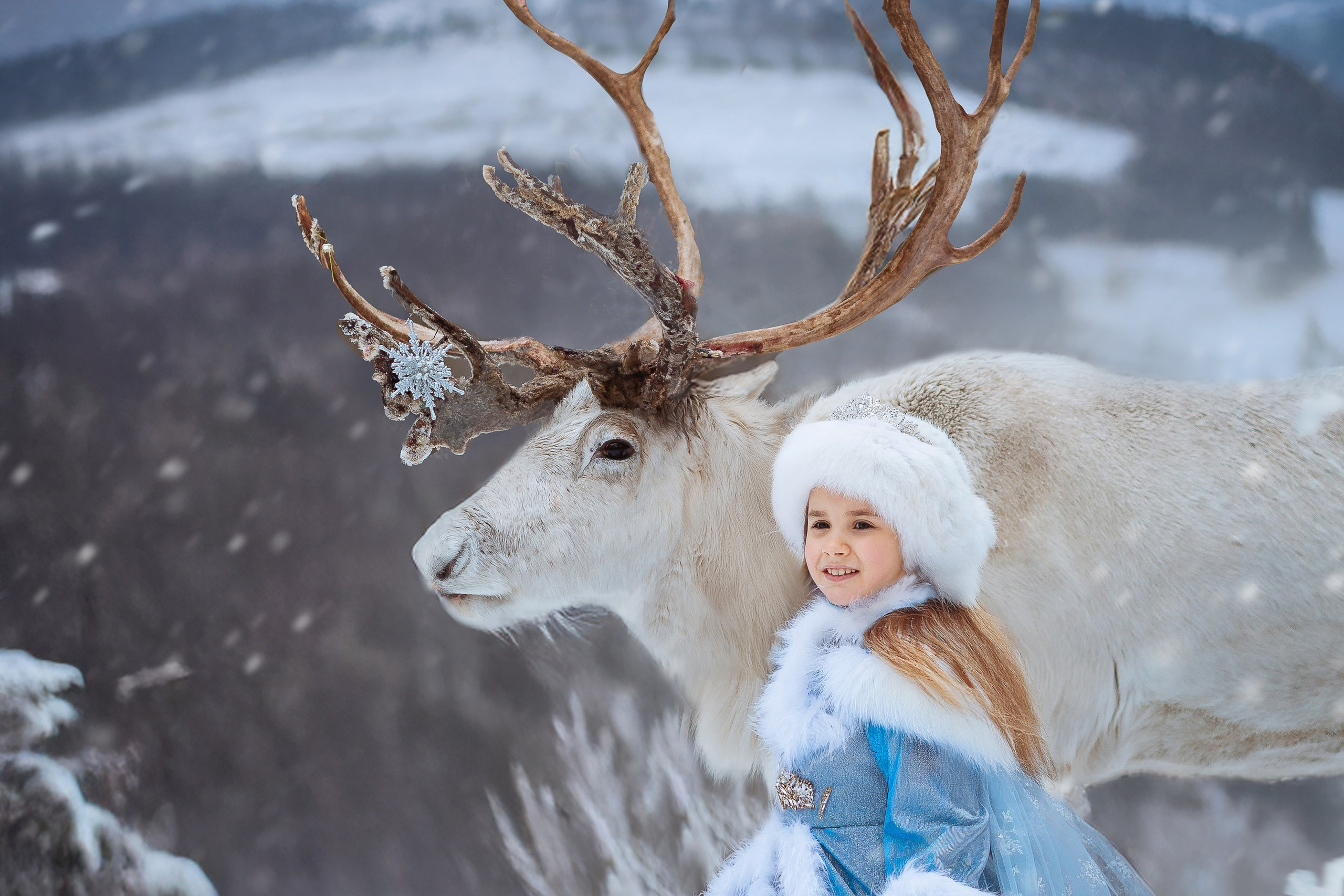 Сказка с оленями