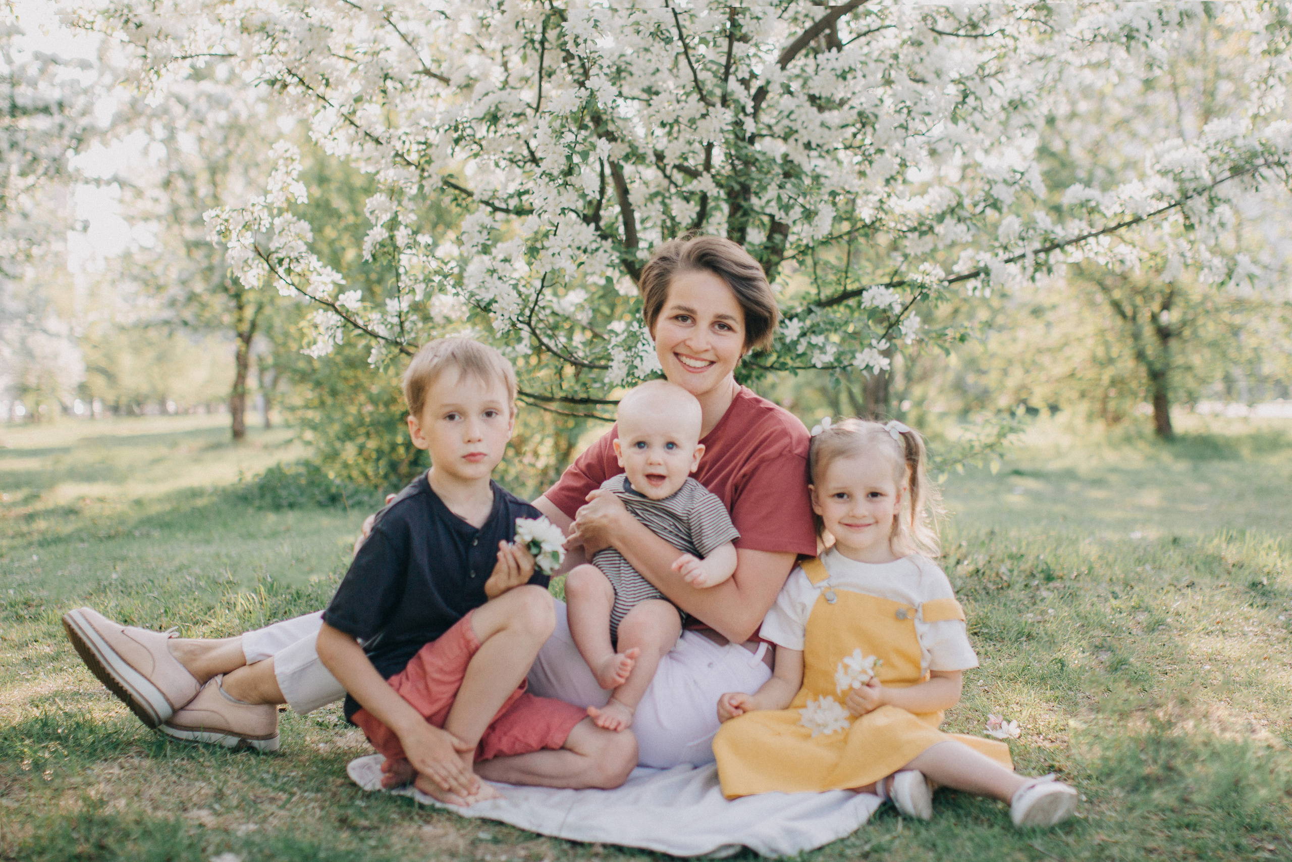 Наташа, Костя, Варя и Никита