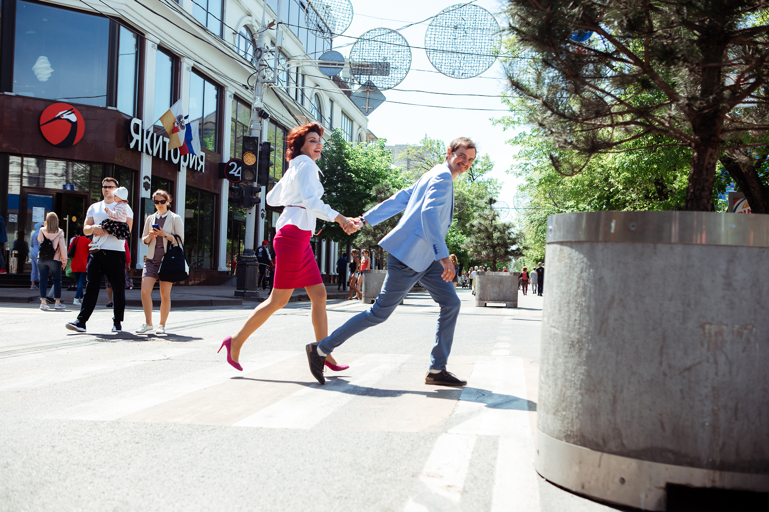 Прогулка Инны и Андрея