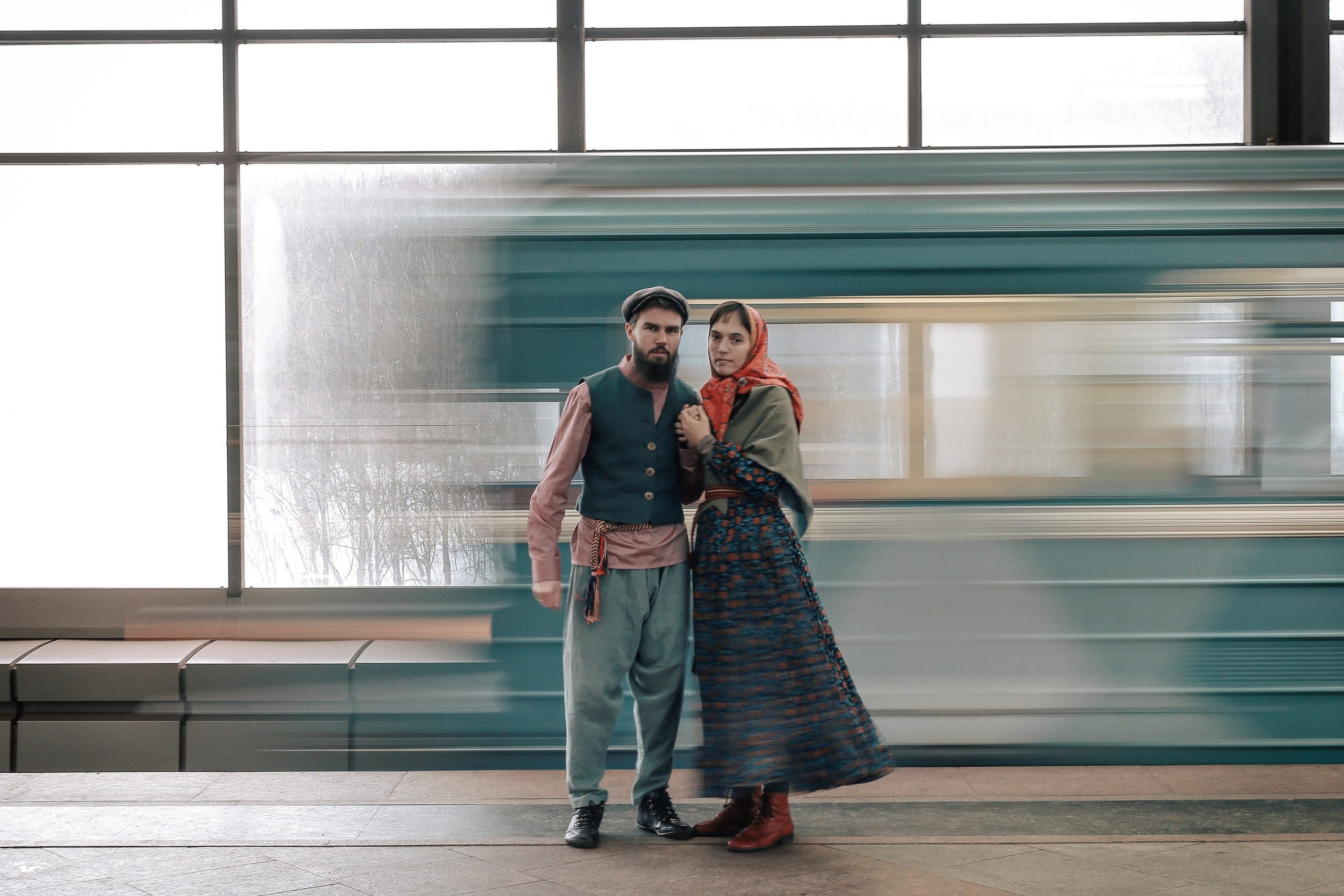 Дима и Вика на Воробьёвых горах