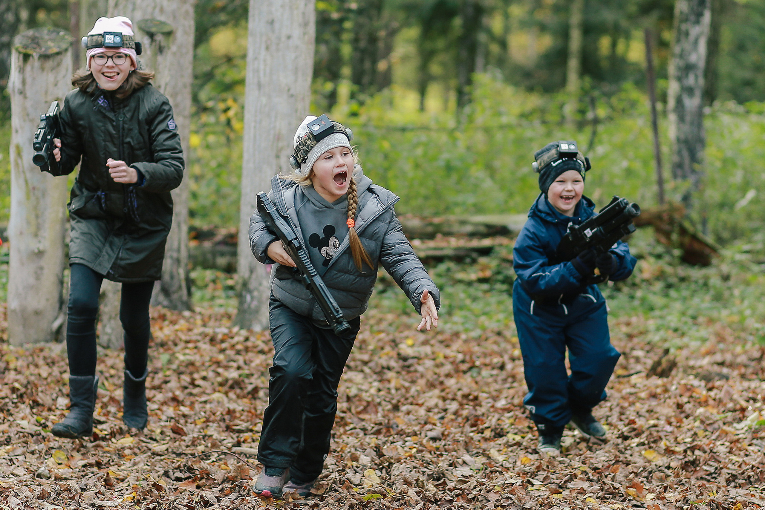 День Рождения Василисы. Пейнтбол. Верёвочный парк. Картинг