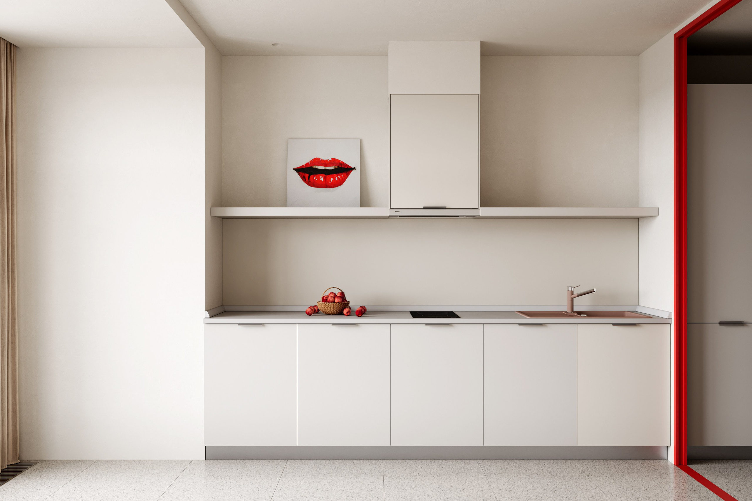 Кухня-гостиная (Минимализм). ZH_VIS | 3D Визуализация интерьеров