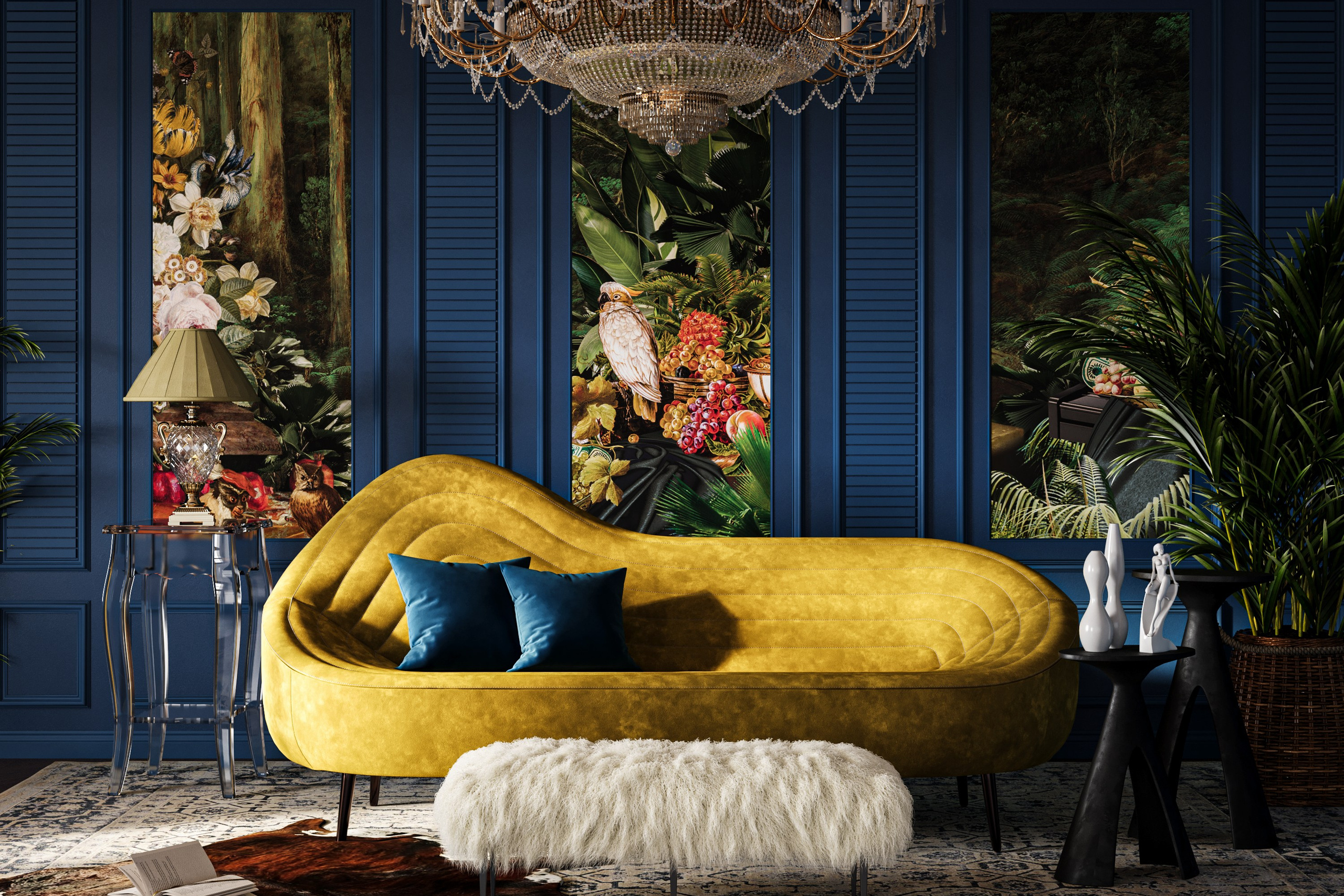 Визуализация интерьера в экзотическом стиле!. ZH_VIS | 3D Визуализация интерьеров