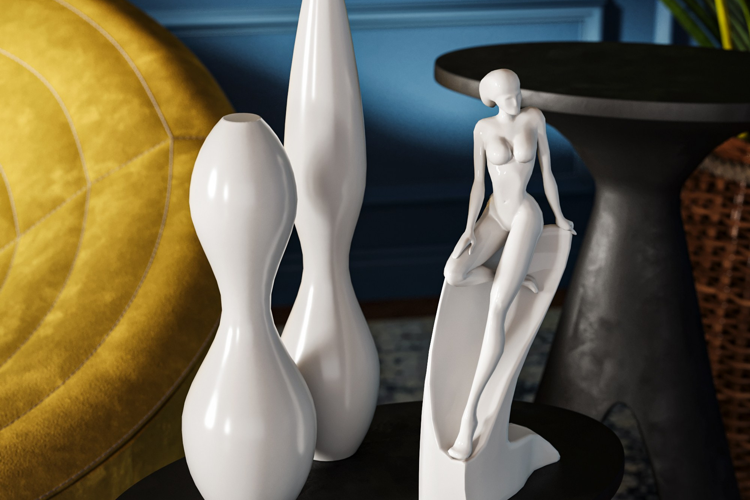 Визуализация интерьера в экзотическом стиле!. ZH_VIS | 3D Визуализация интерьеров