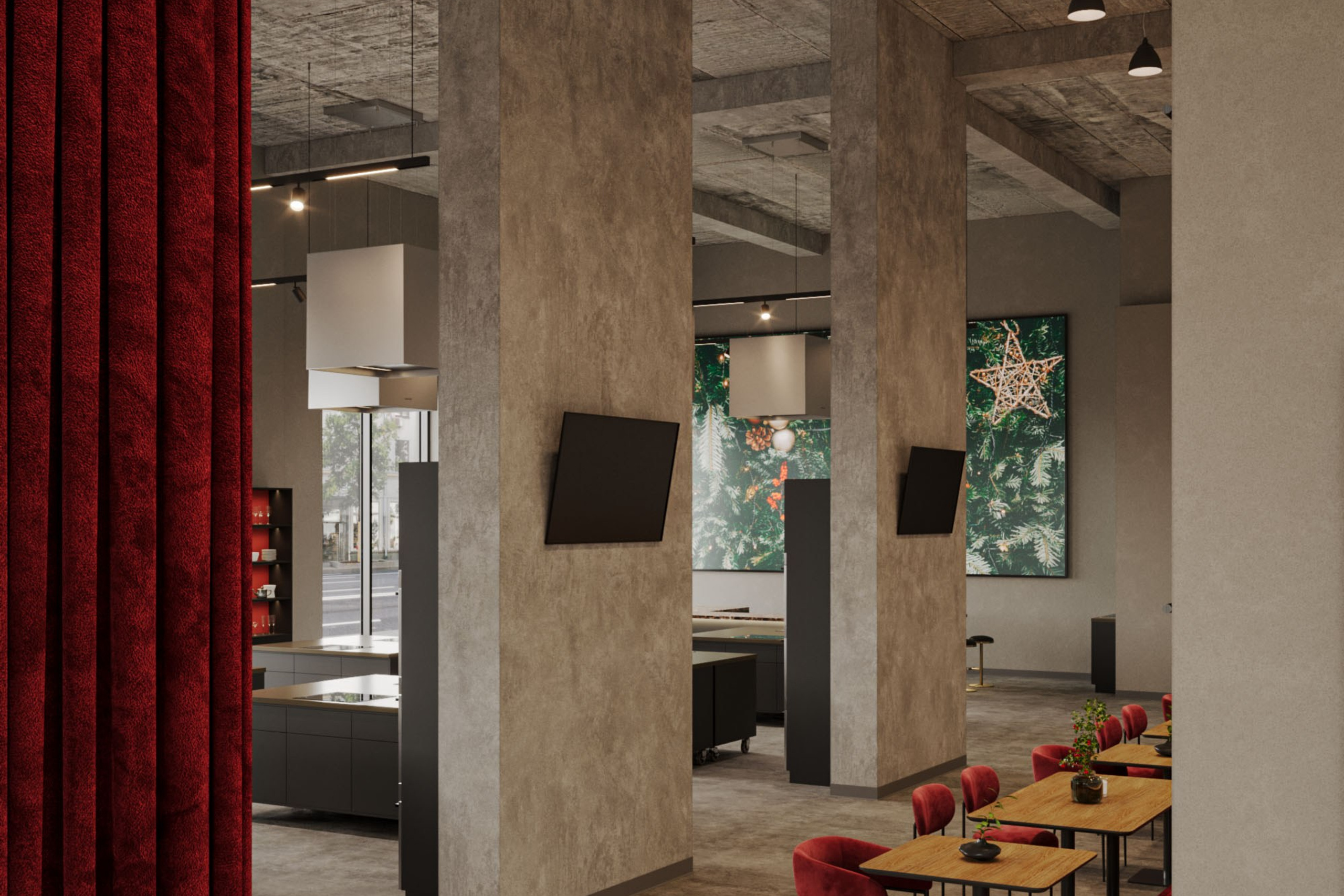 Кулинарная студия Юлии Высоцкой Часть 2. ZH_VIS | 3D Визуализация интерьеров