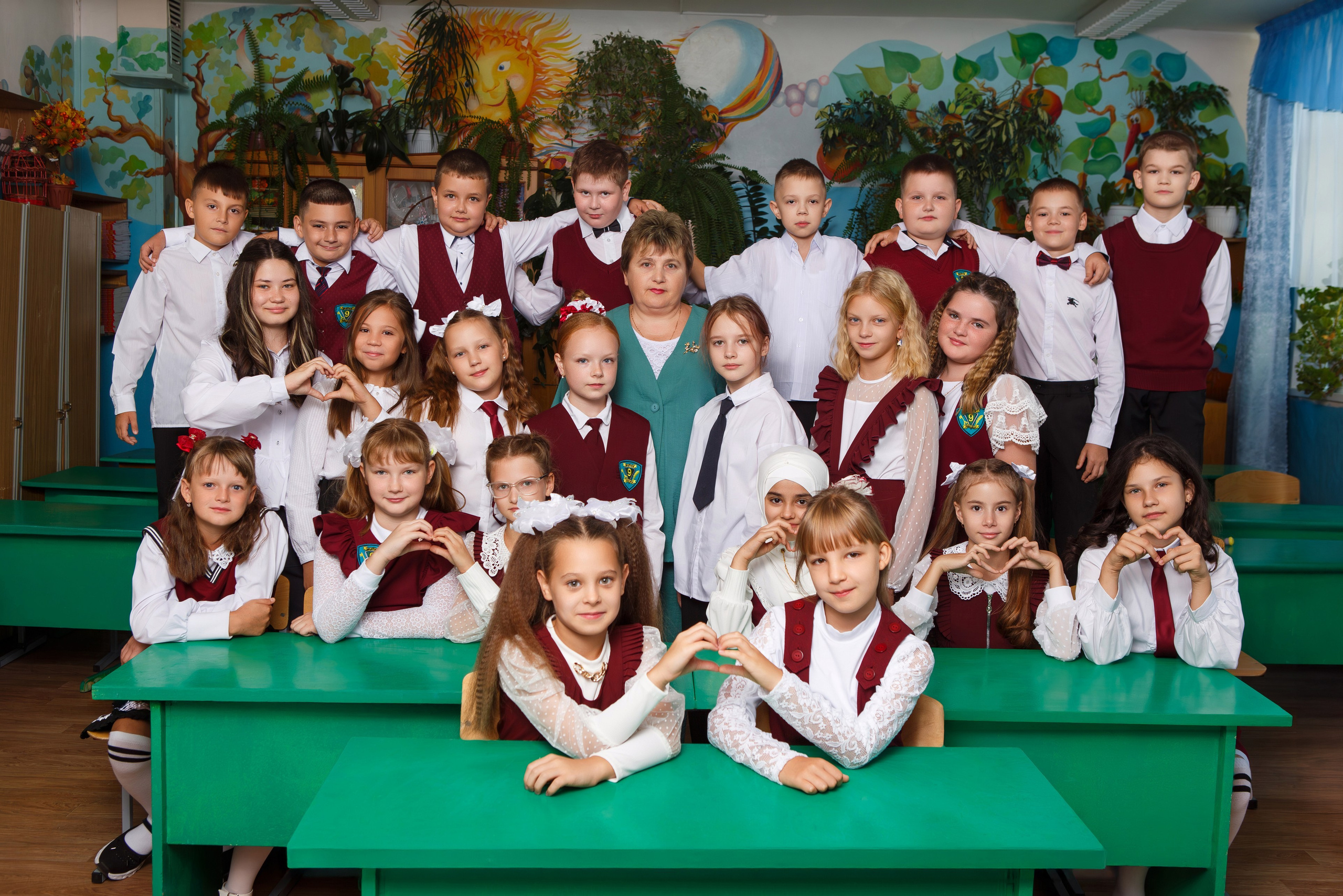 Съемки в школе 1-4 классы