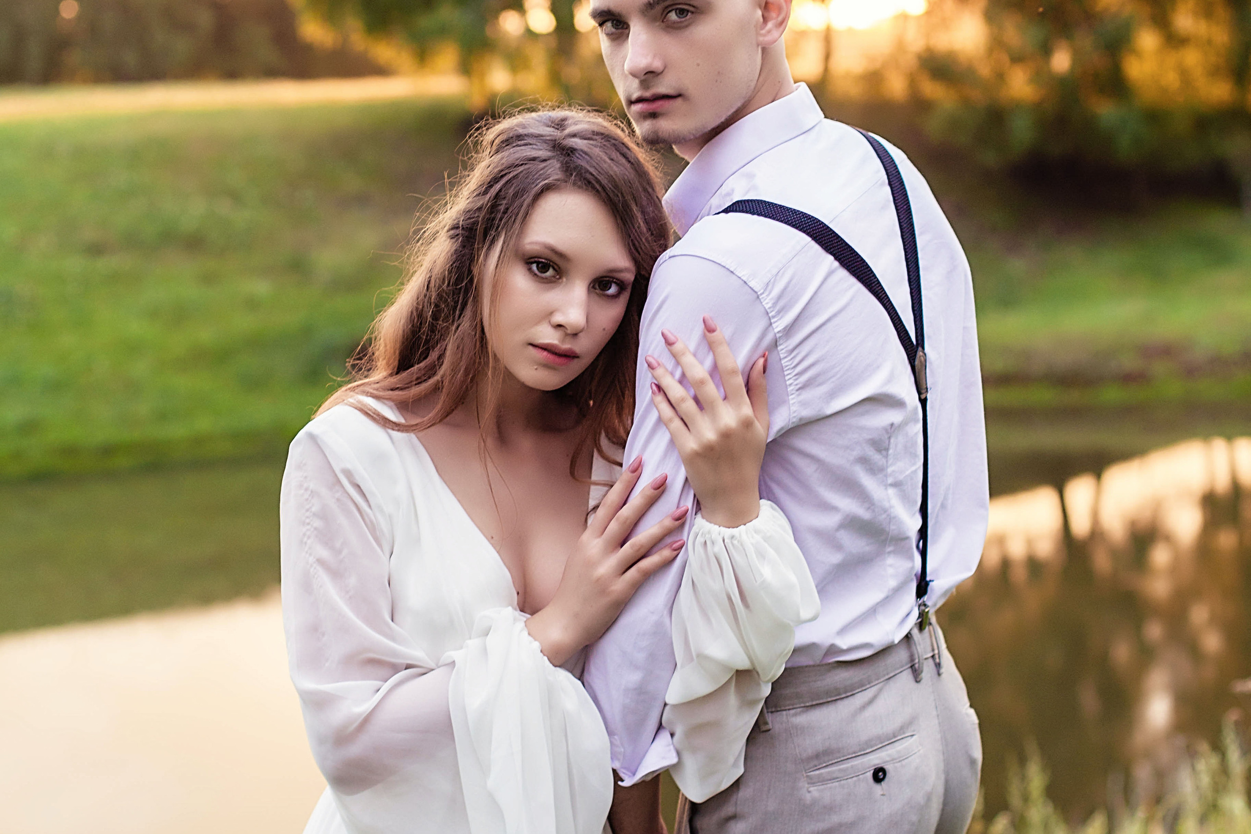 Съемка на закате