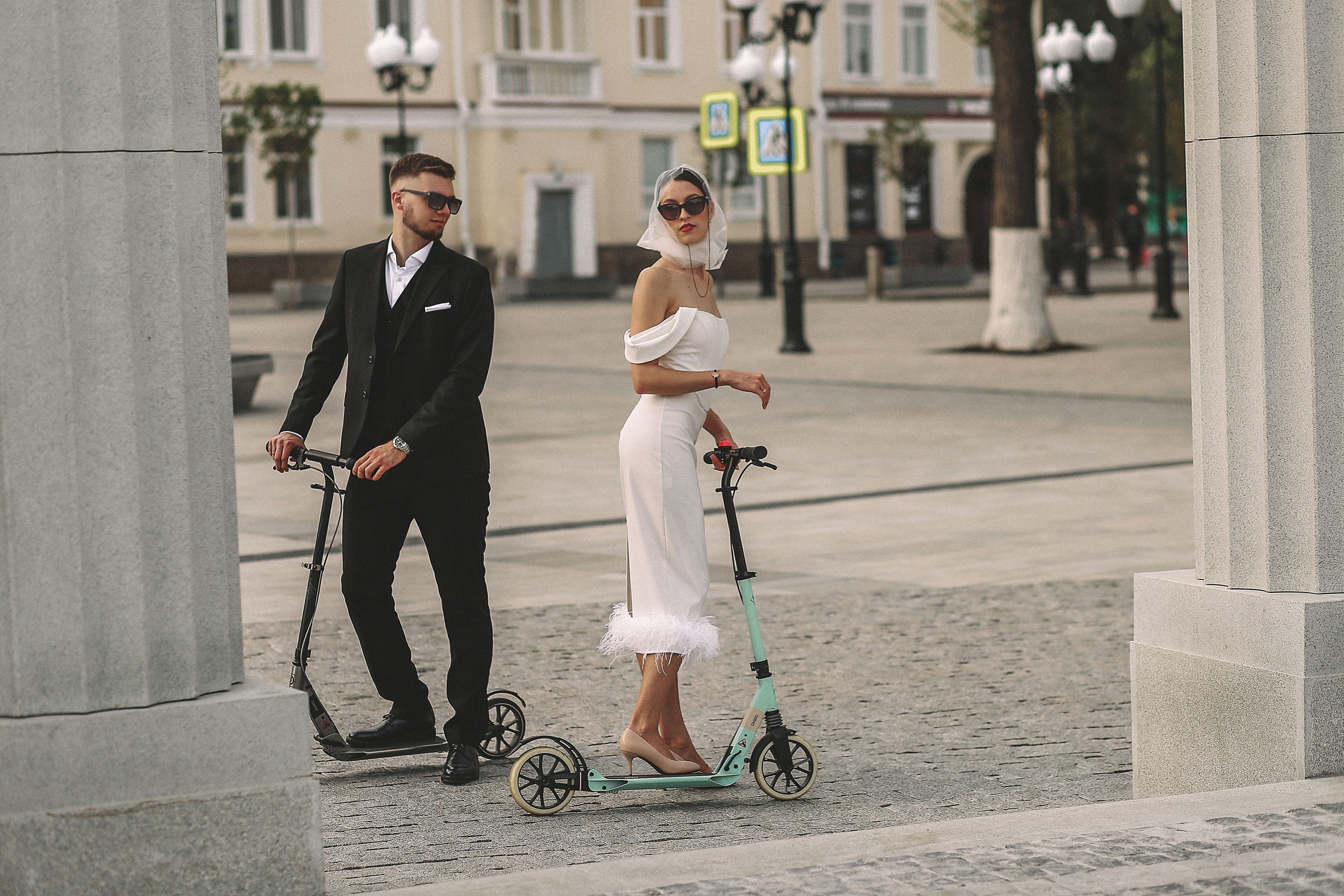 Фотосессия свадебная по городу.
