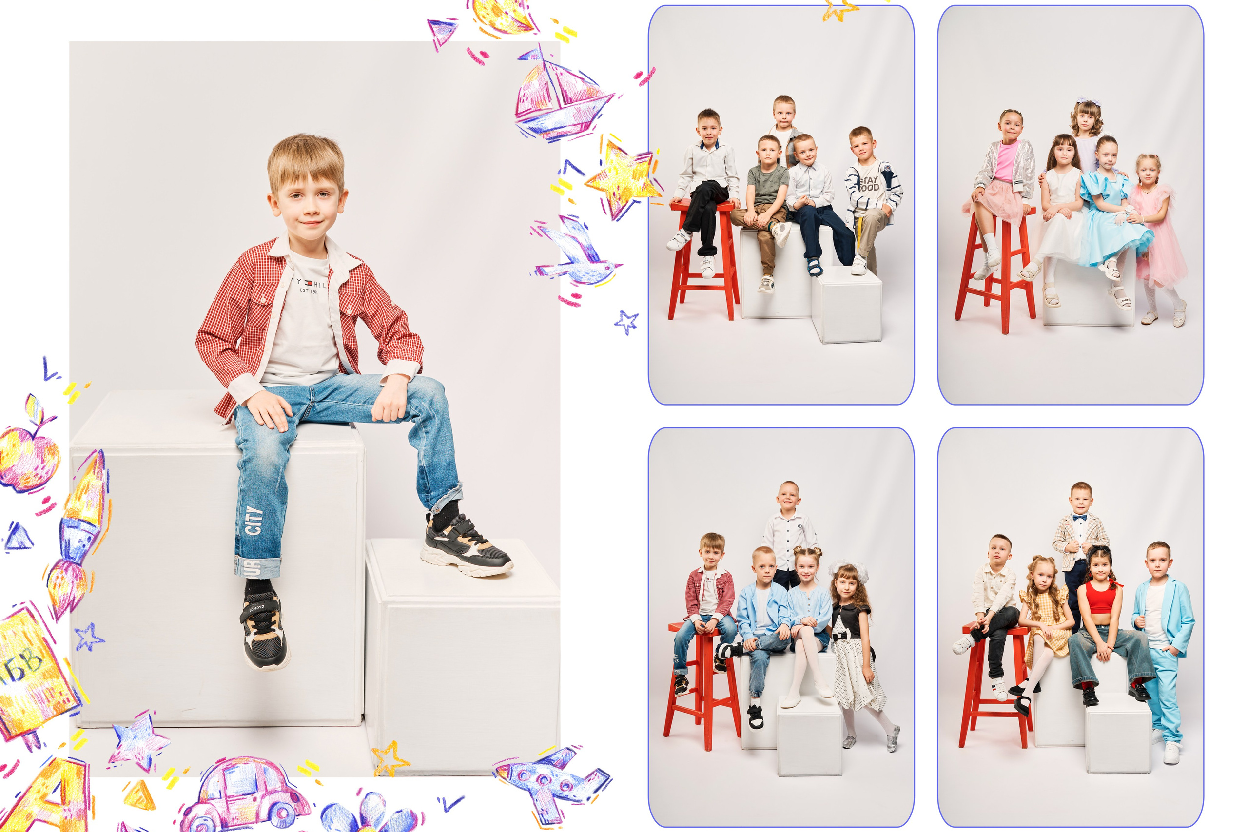 № 002 «РИСУНКИ». Выпускные альбомы в Бугуруслане, Похвистнево, Абдулино