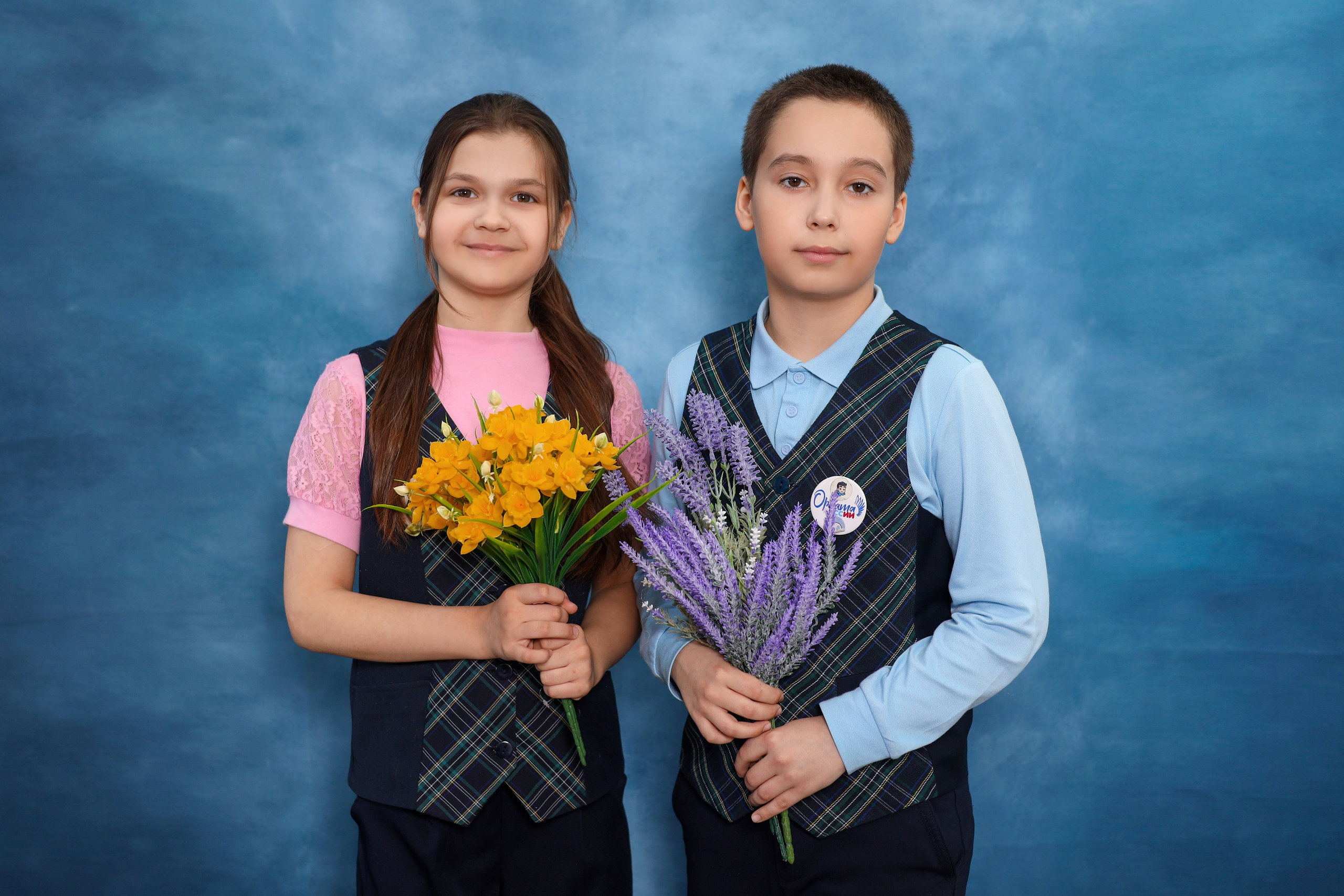 Фон Голубой