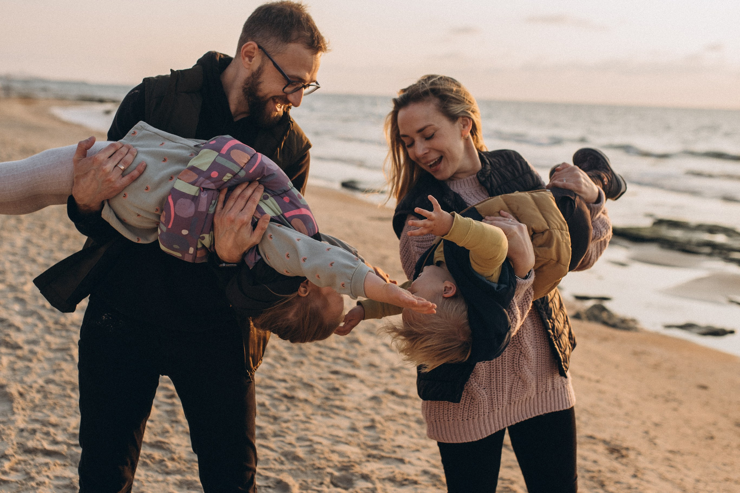 Family: Olga, Alexey, Solomika & Eric