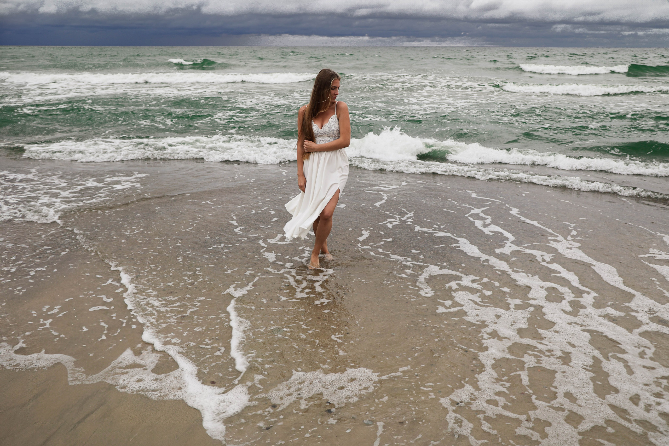 Сьемка на море