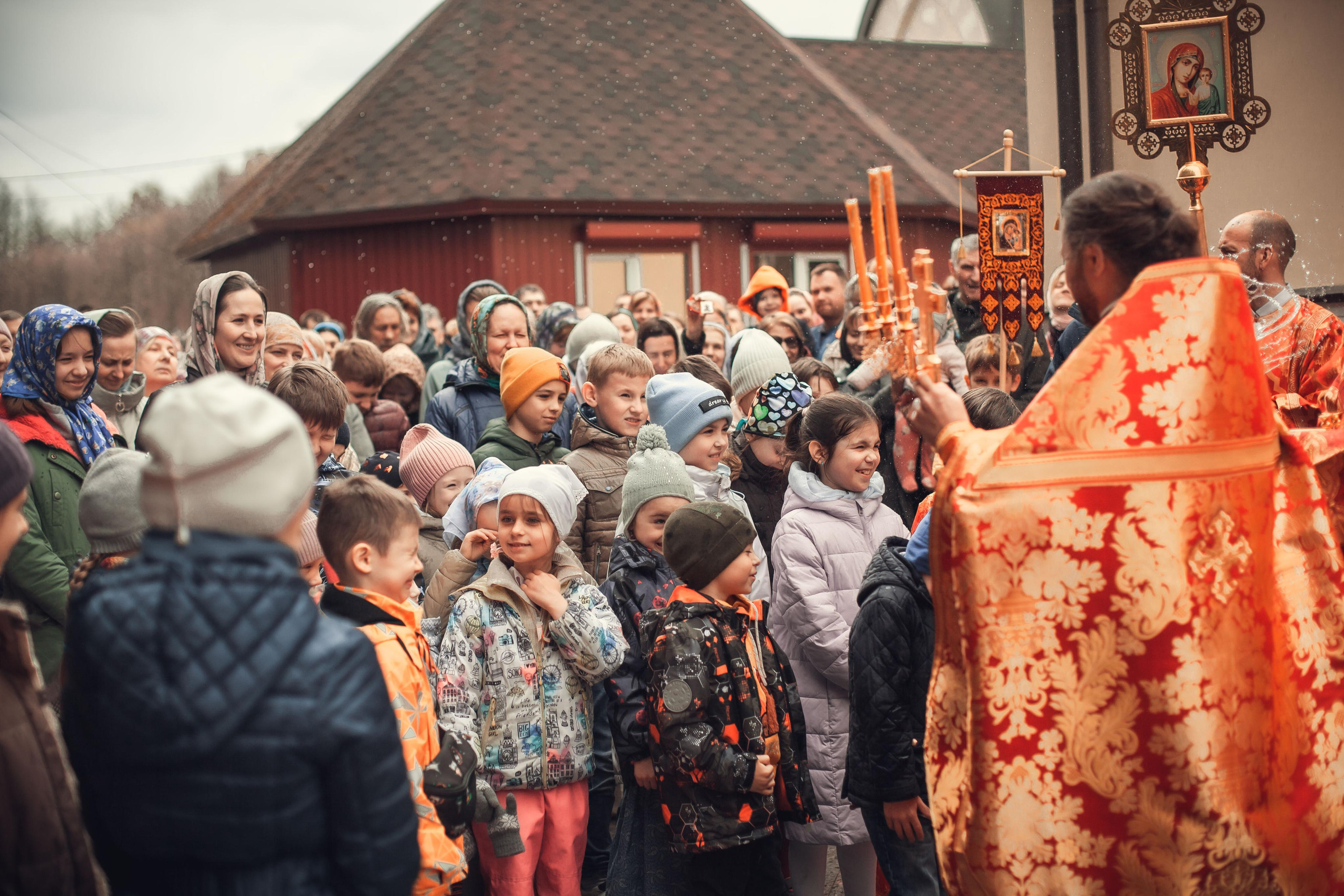 Пасха в Храме Нерукотворного образа