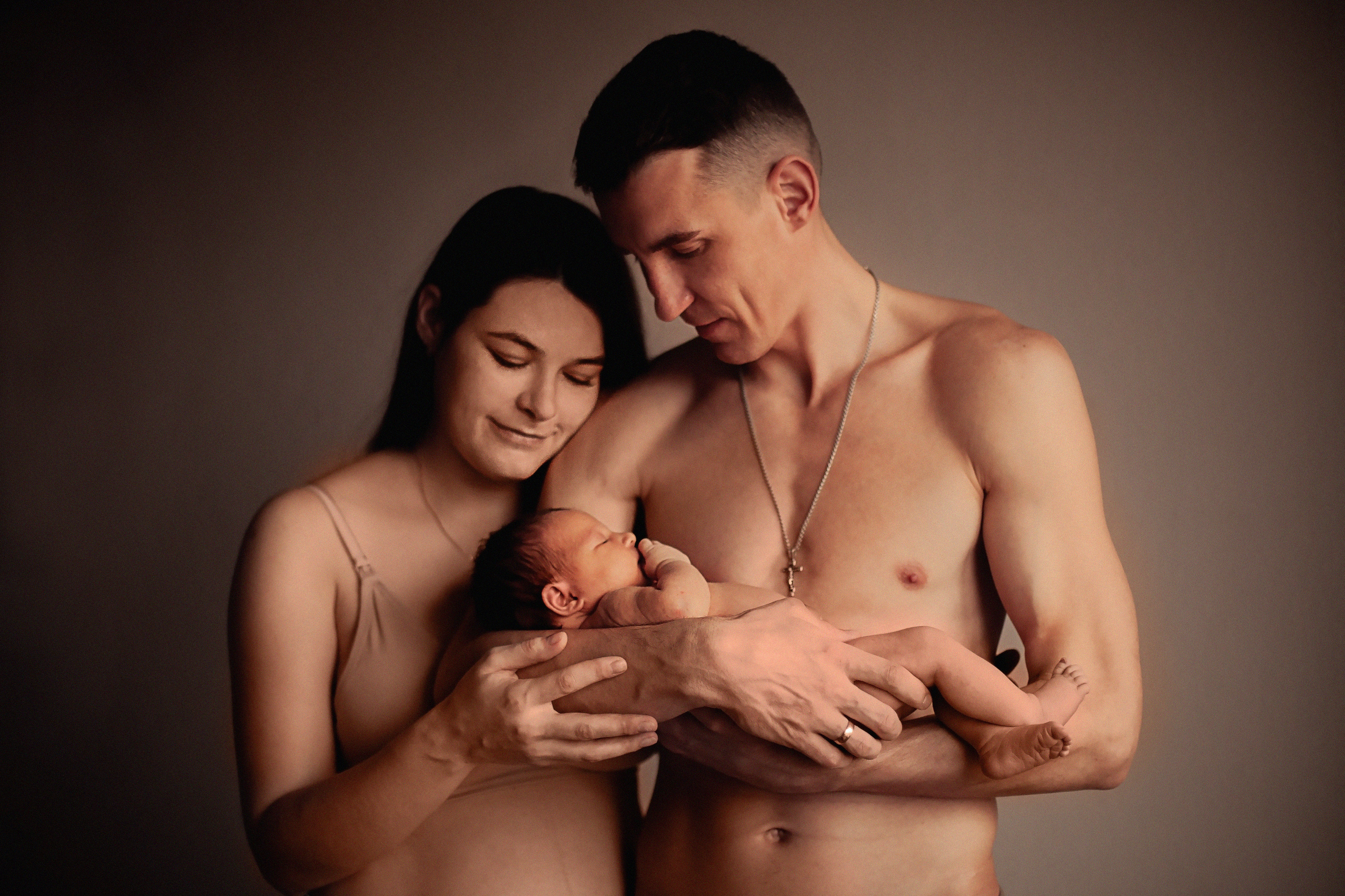 Наталия, Иван и Ева. Фотограф Наталья Яковлева, Санкт-Петербург. Семьи, ньюборн, крещения