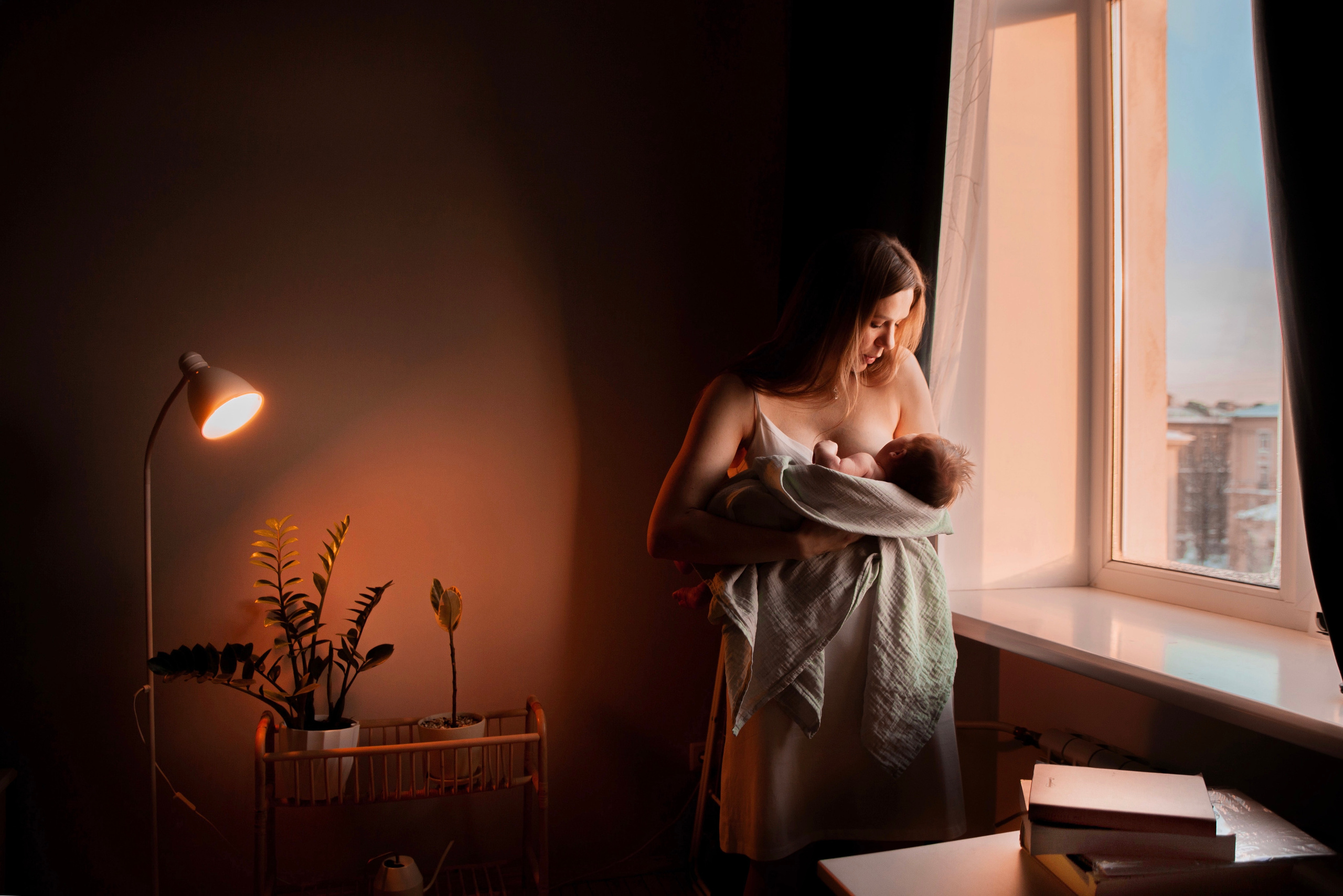 Наталия, Иван и Ева. Фотограф Наталья Яковлева, Санкт-Петербург. Семьи, ньюборн, крещения