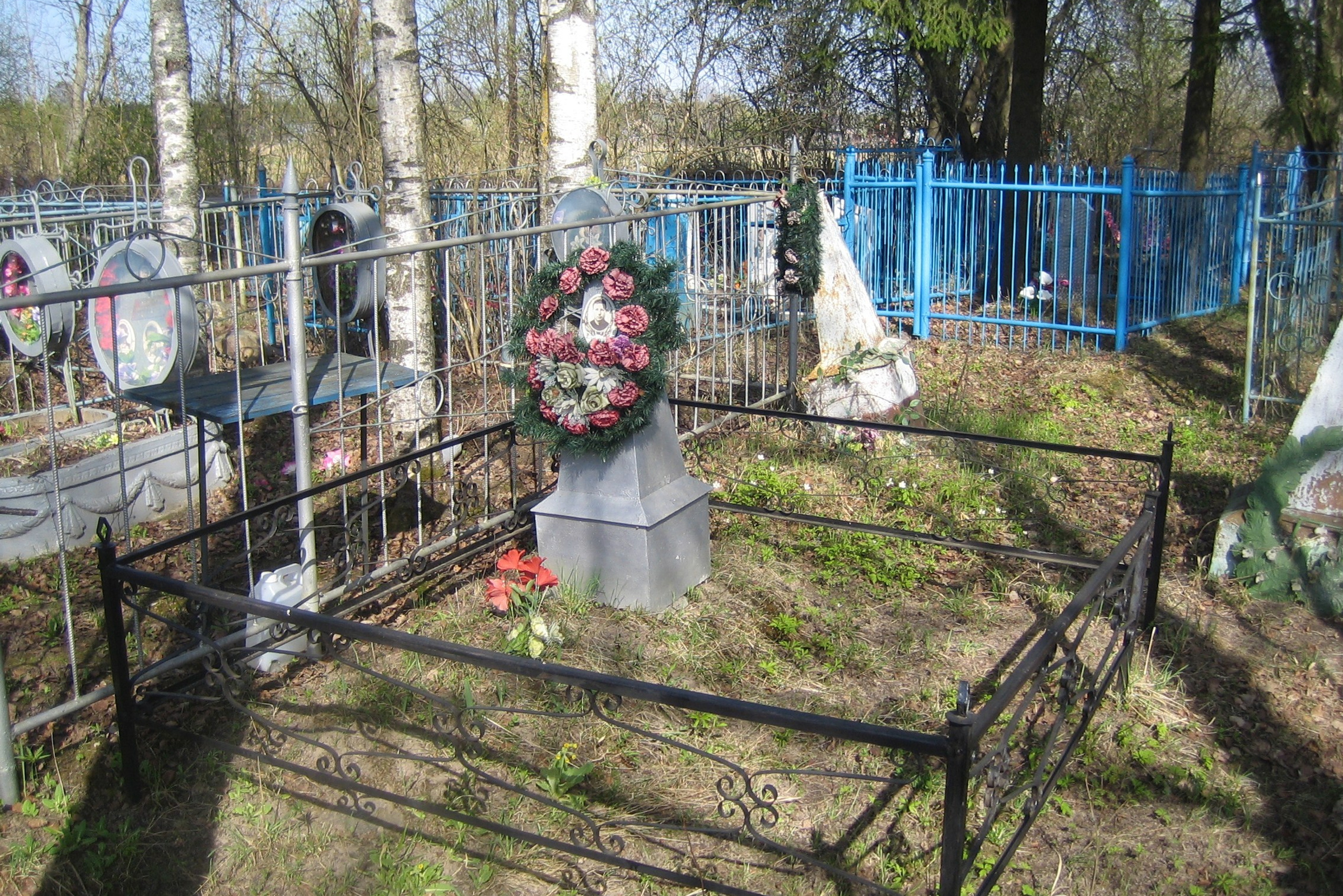 Могила М. С. Воронина. История Назиевского городского поселения
