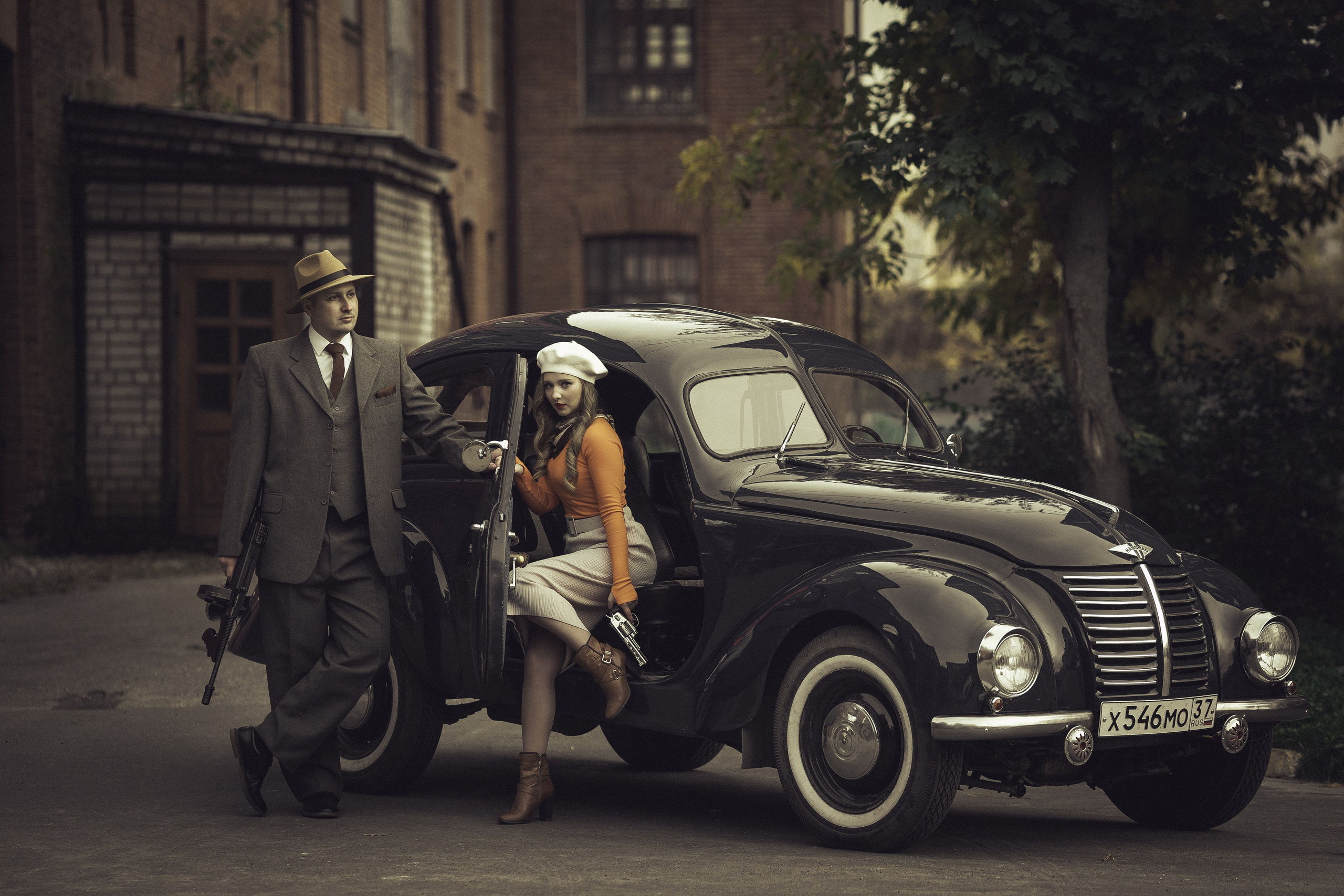 Гангстерская съёмка