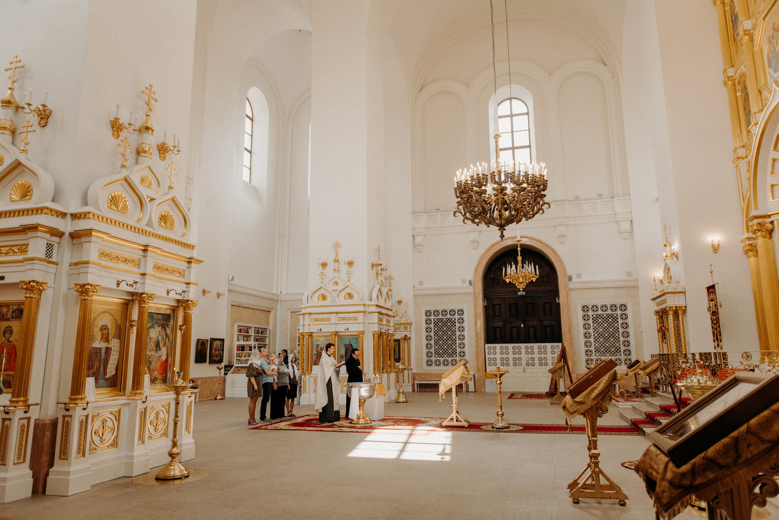 Крещение в Екатерининском соборе г. Пушкин