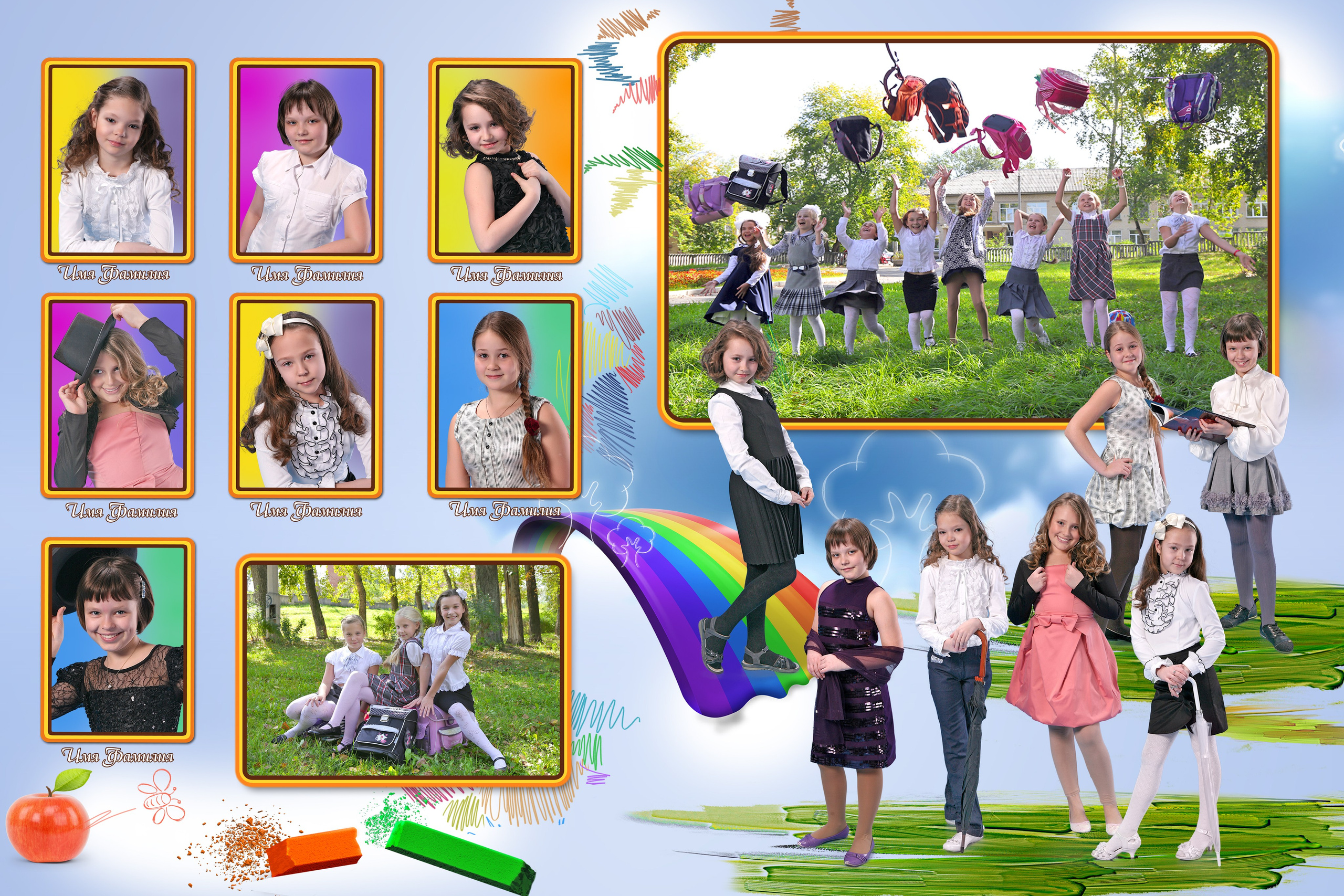 Фотокнига 4 разворота 2700р. Детский фотограф в Новосибирске и НСО