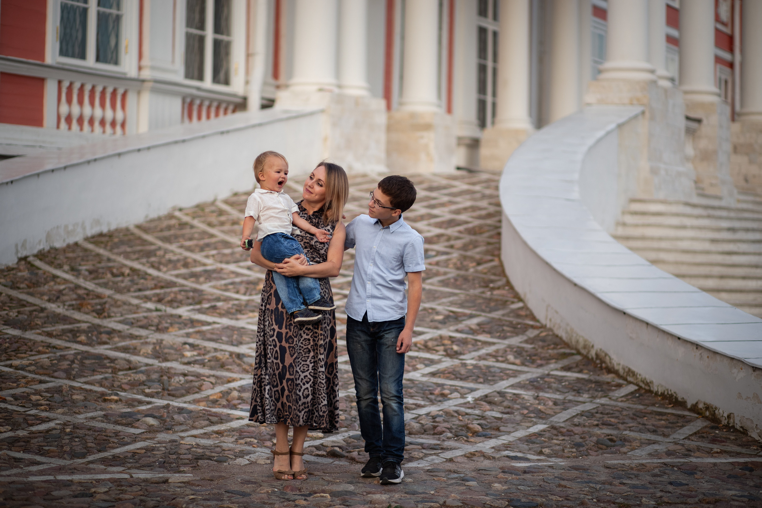 Семейная прогулка в Кусково