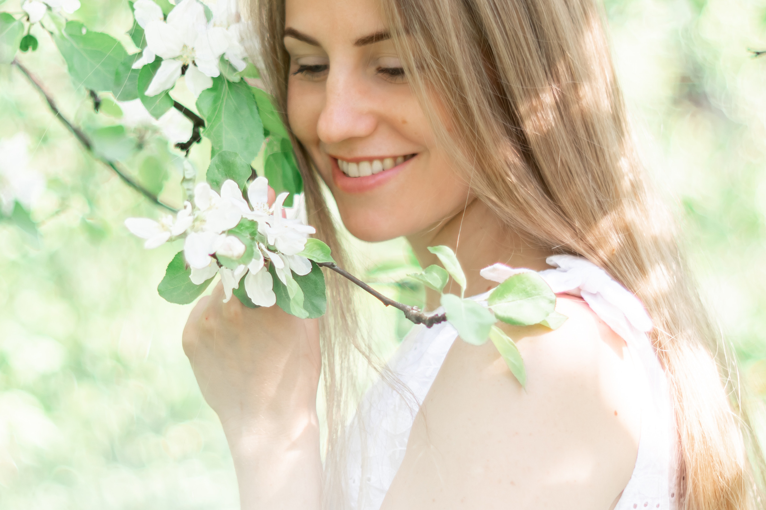 На природе