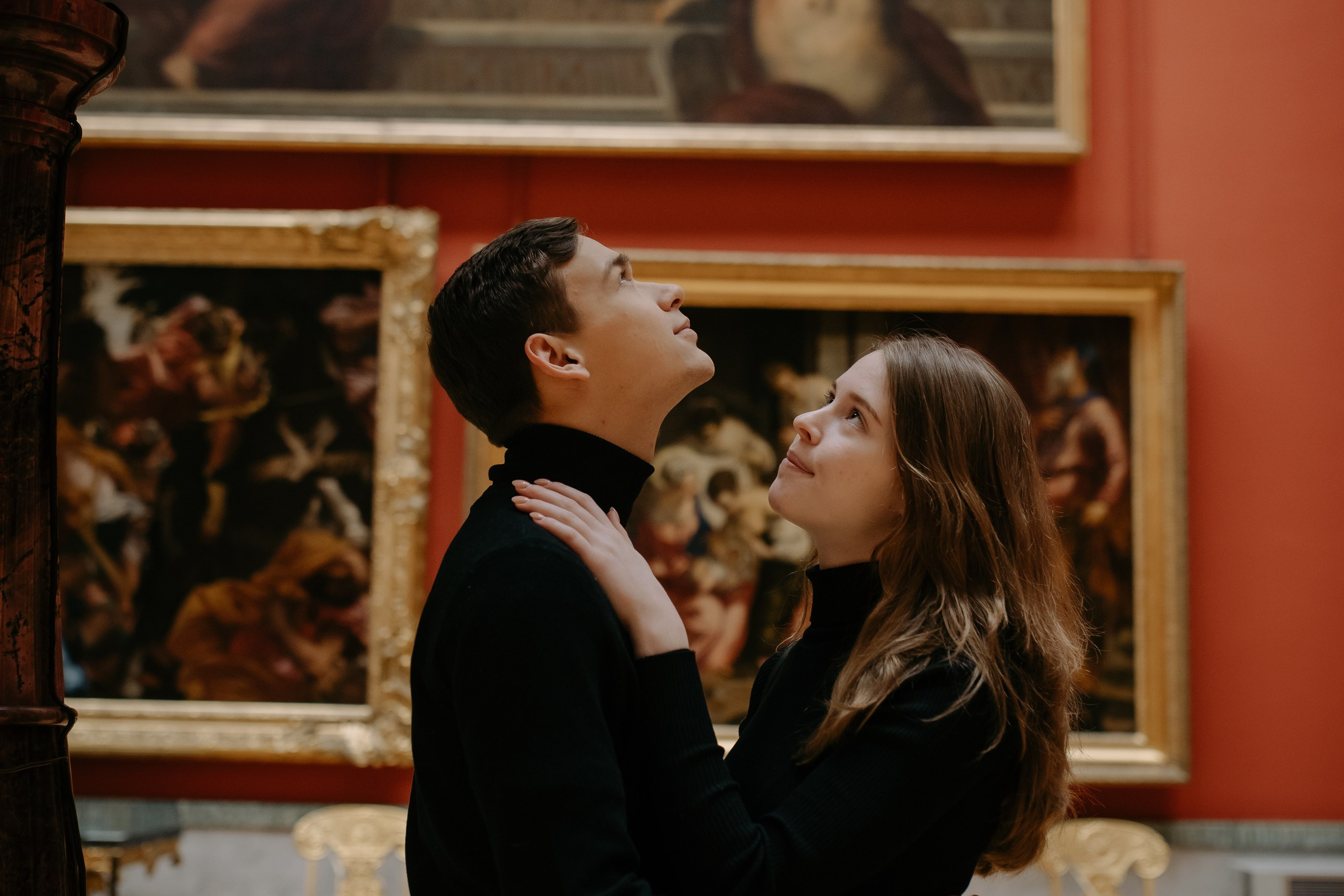 Прогулка по Новогоднему Петербургу, завершение прогулки в Эрмитаже