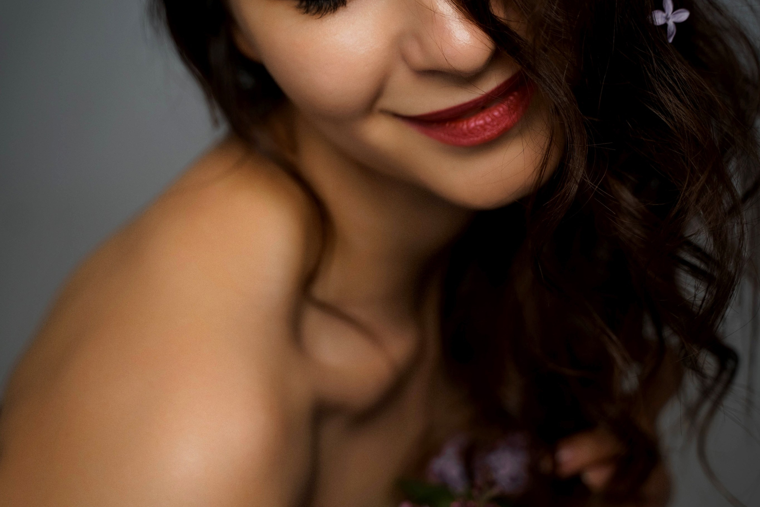 Аня и сирень