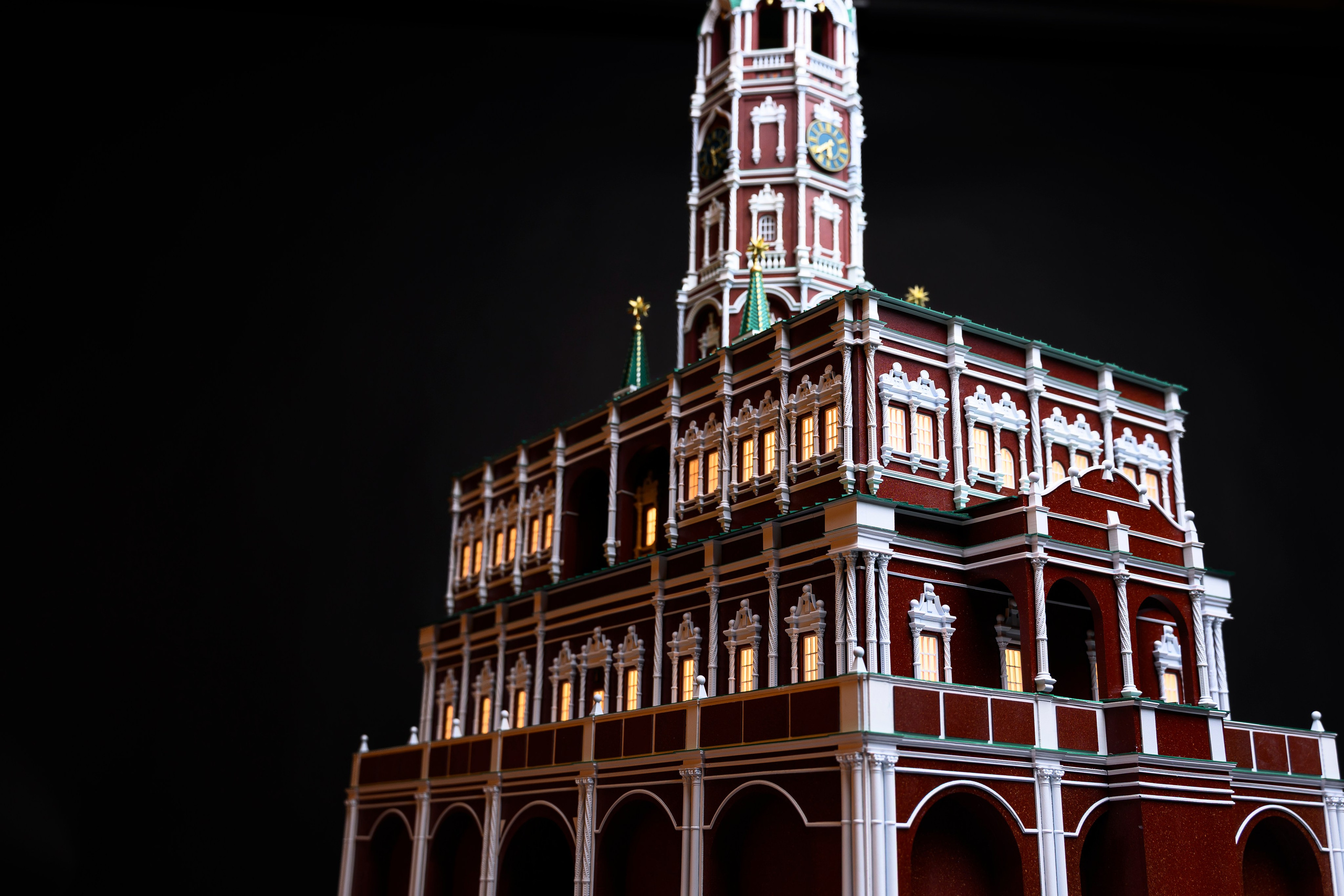 Сухарева башня М1:75. SmartMaket — профессиональная макетная мастерская в Москве