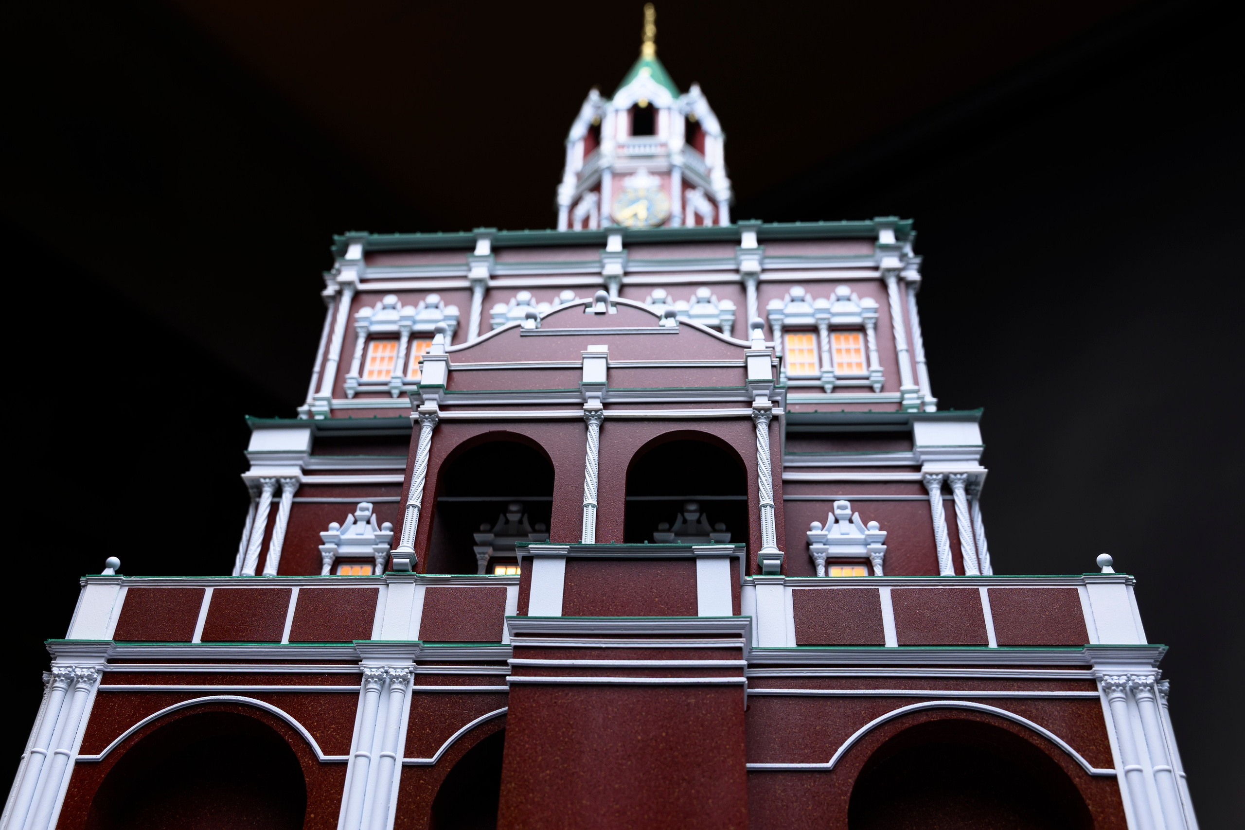 Сухарева башня М1:75. SmartMaket — профессиональная макетная мастерская в Москве