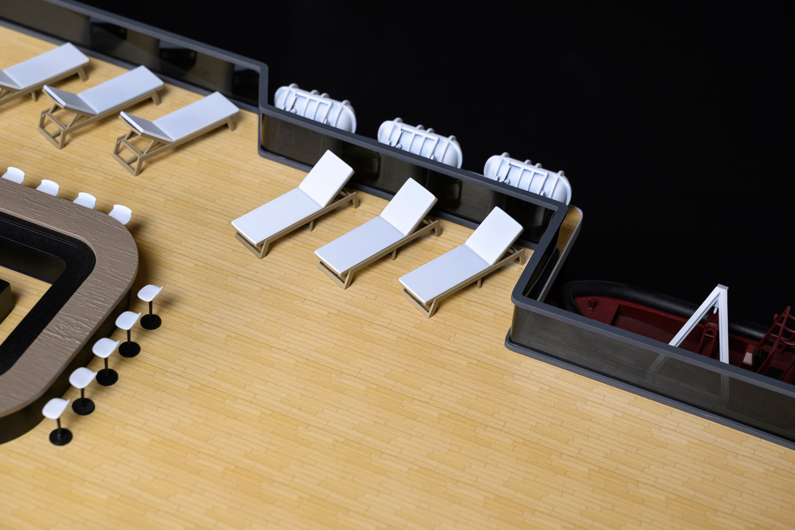 Круизное судно «Московское золотое кольцо» М1:40 Тираж 10шт. SmartMaket — профессиональная макетная мастерская в Москве