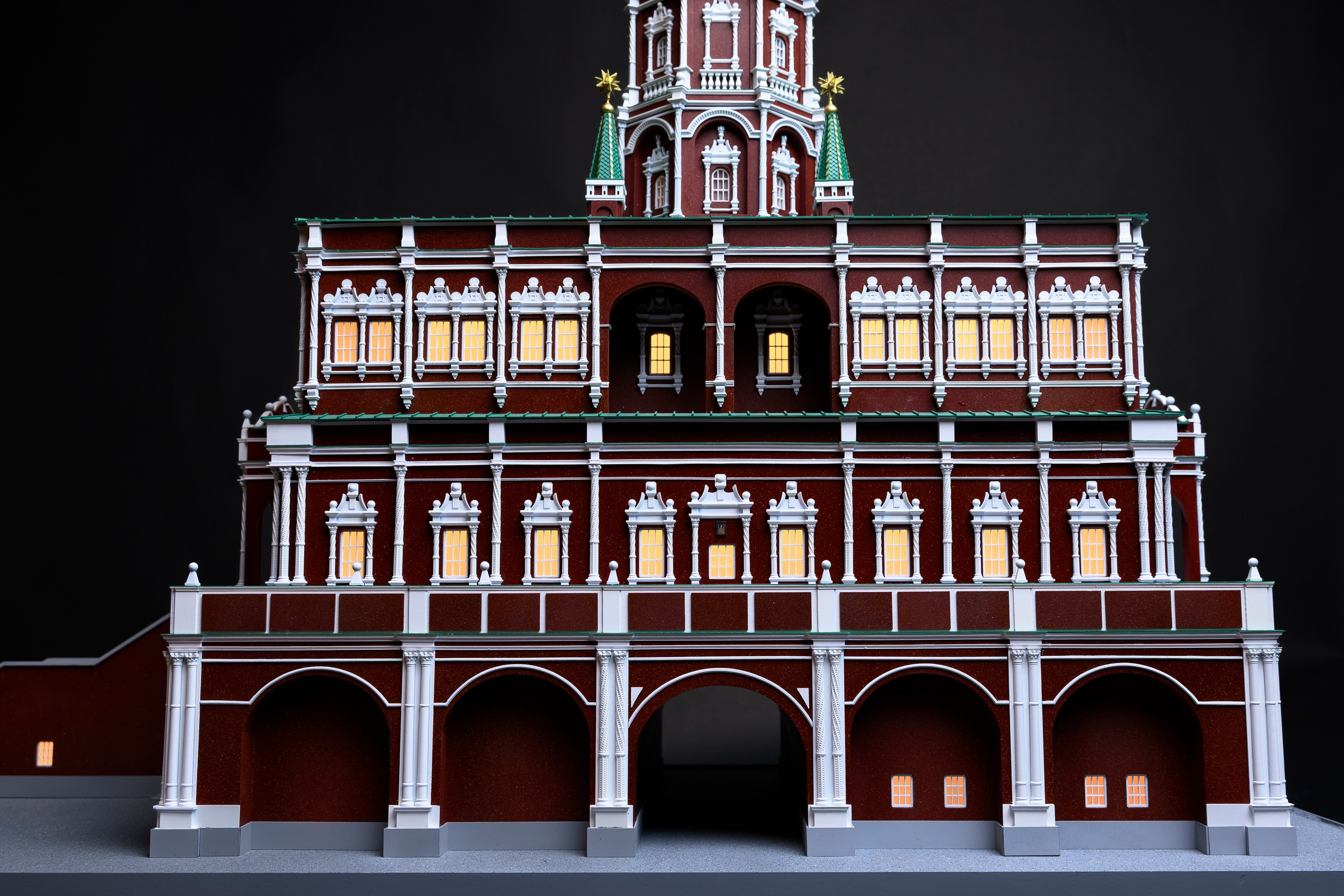 Сухарева башня М1:75. SmartMaket — профессиональная макетная мастерская в Москве