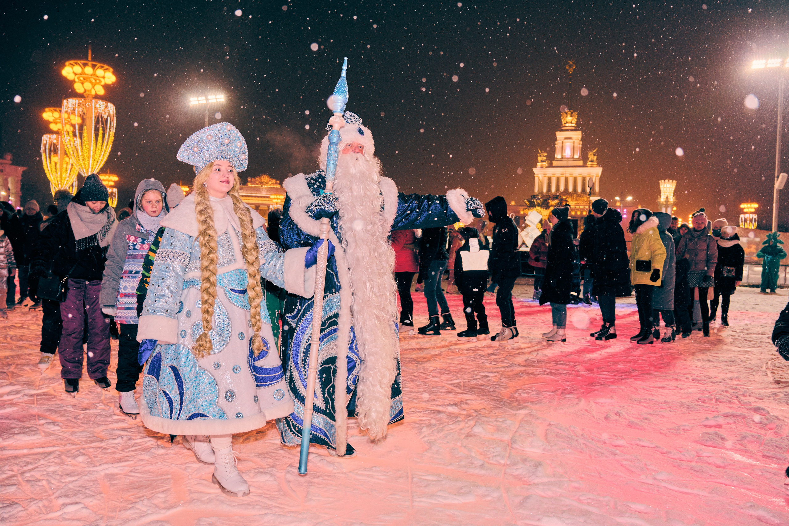 Линия жизни и Дед Мороз на ВДНХ