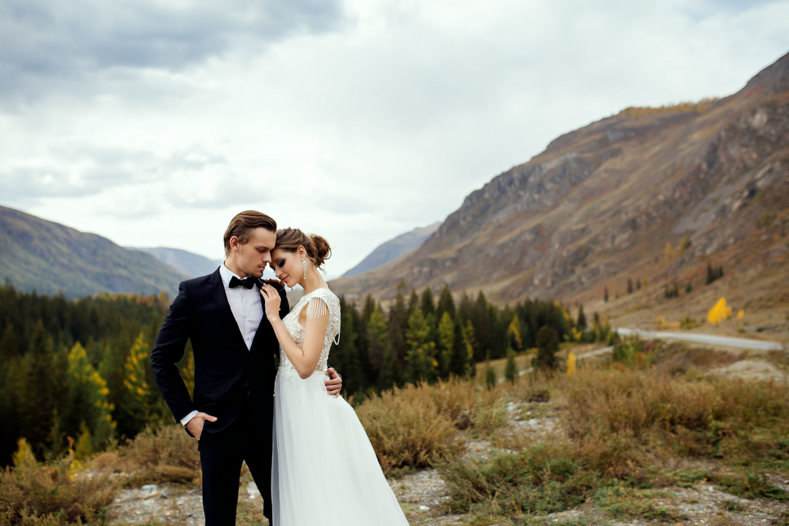 Свадебная история в горах. Яна и Дима.