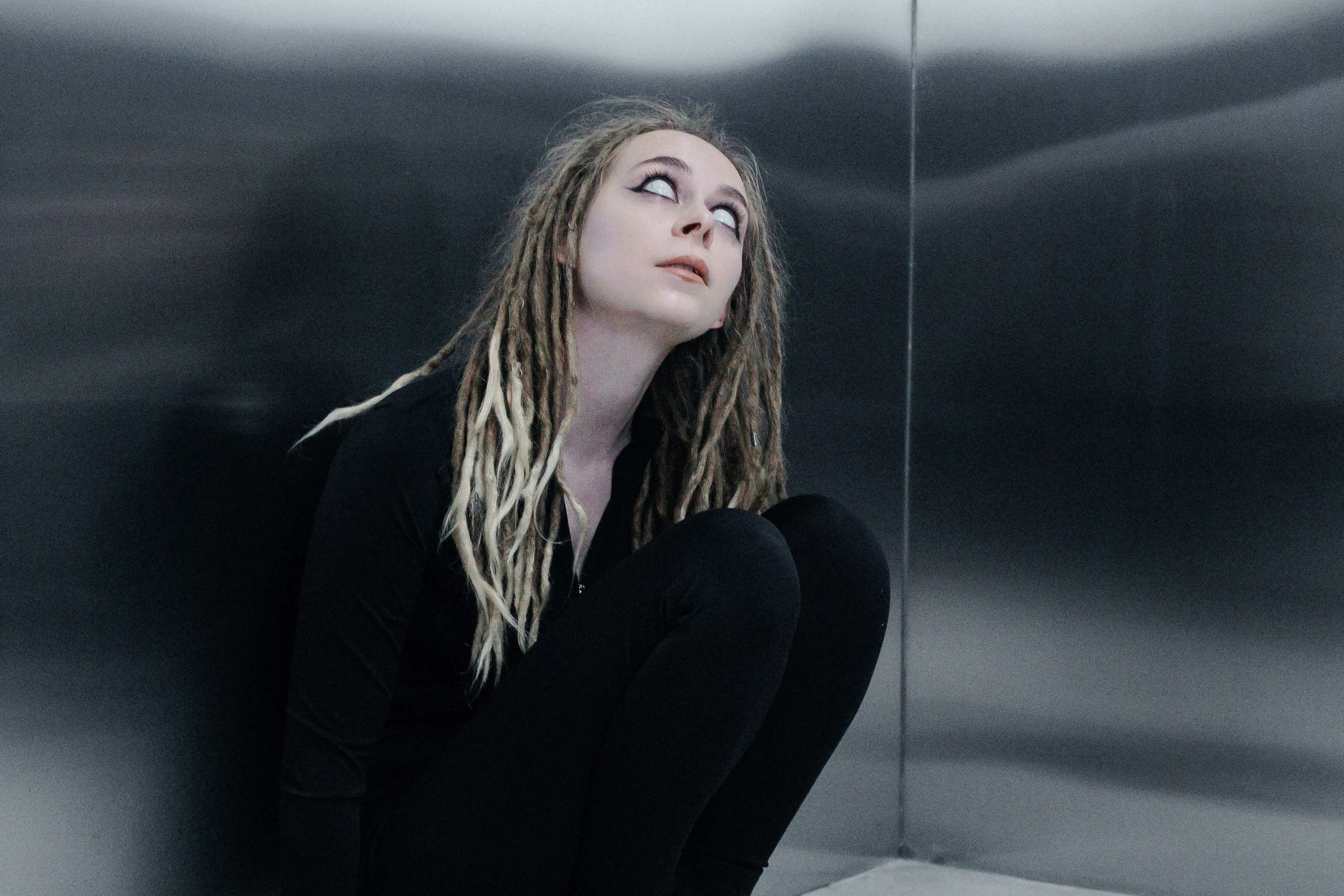 Джеки, съемка в студии