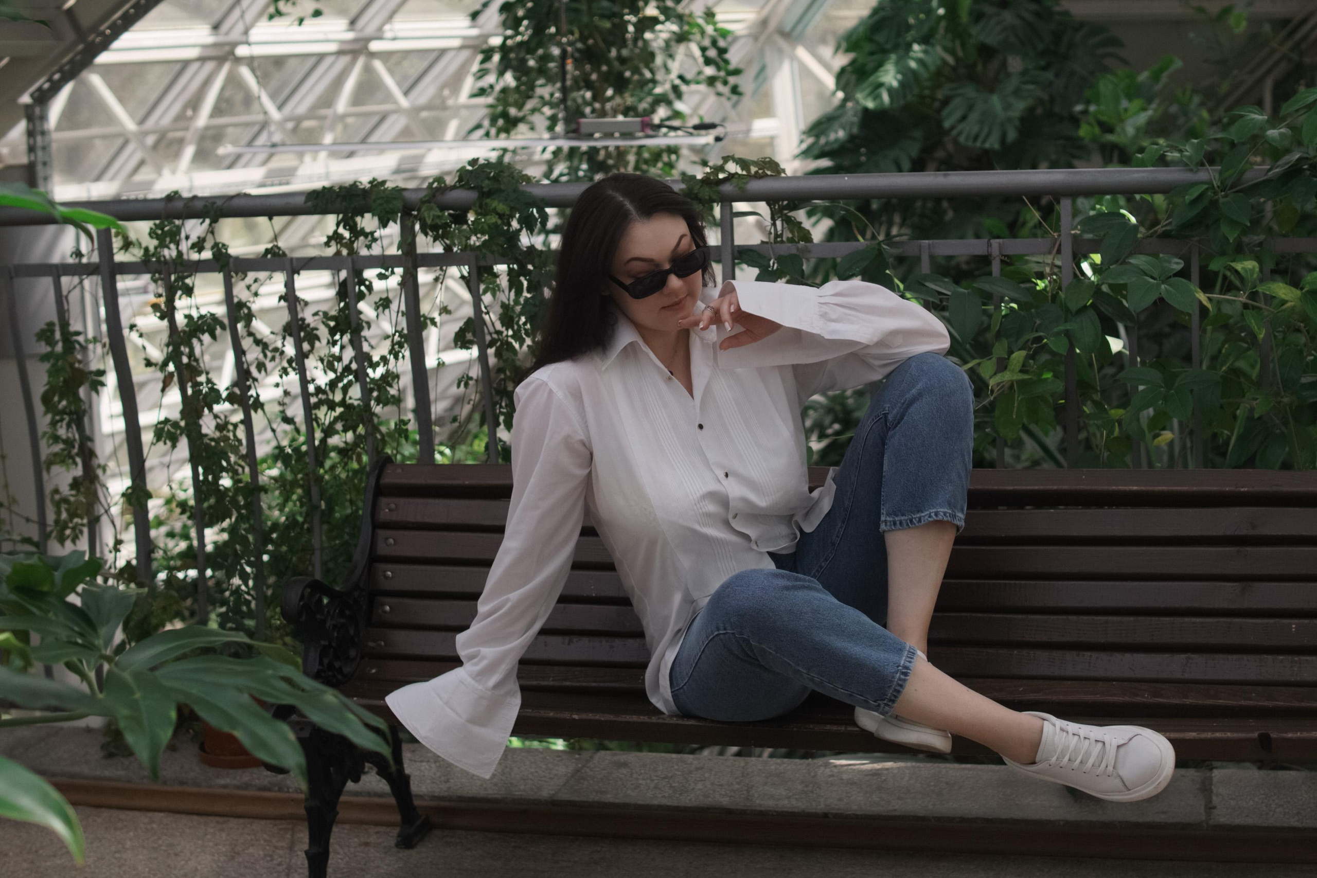 Эльвира, фотосессия в ботаническом саду