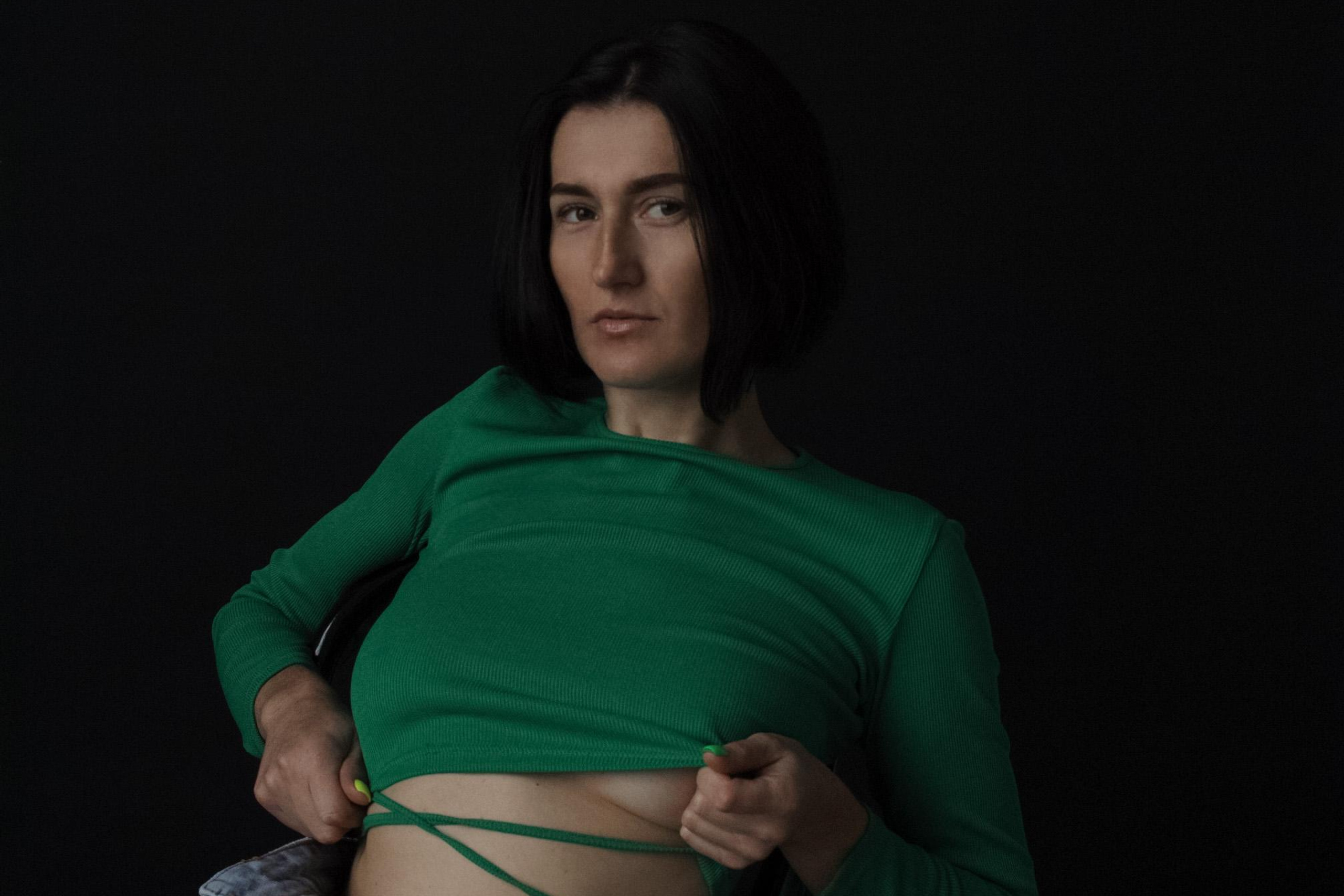 Настя, портрет