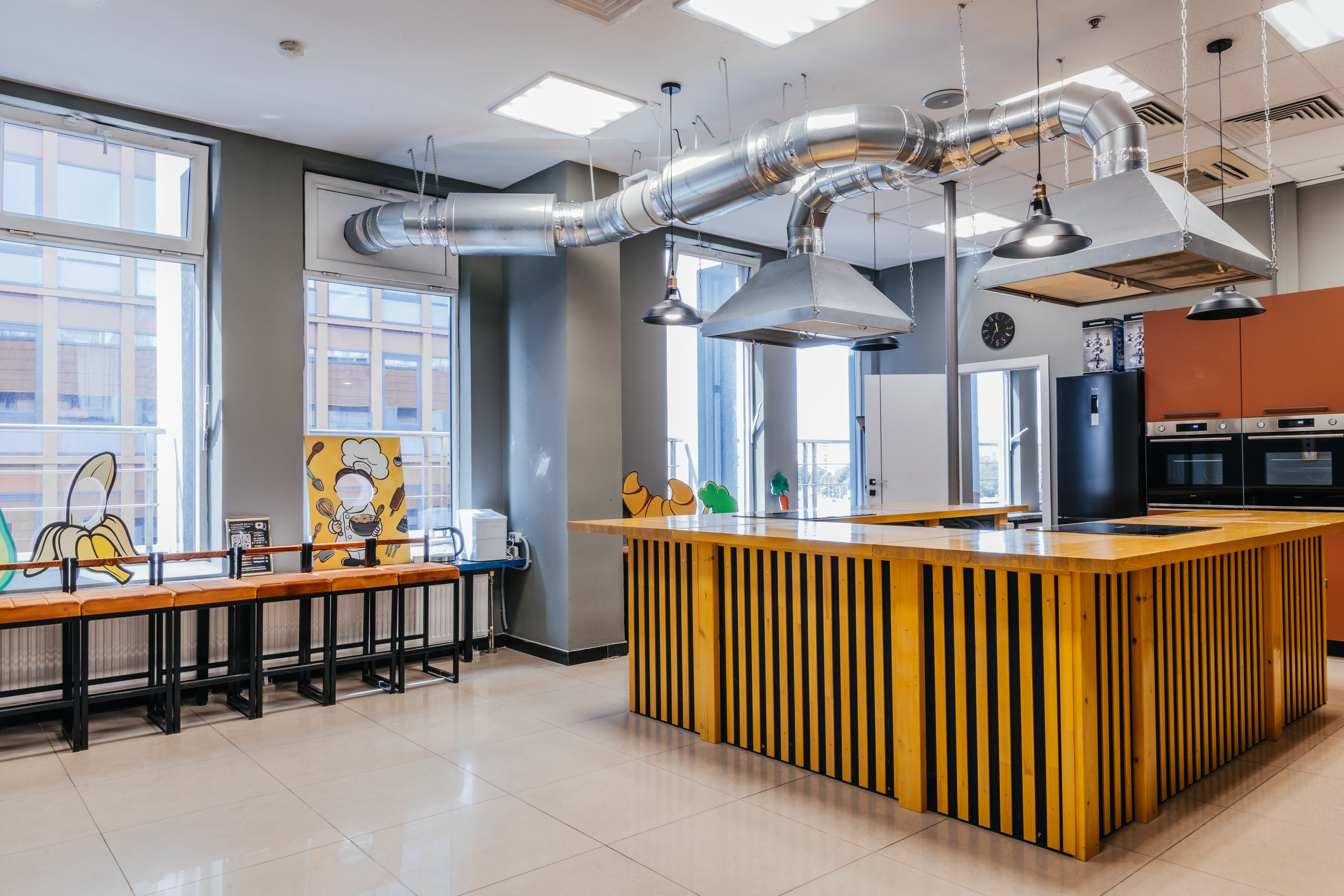 Интерьер Кулинарной, Гончарной, Стрелковой студии