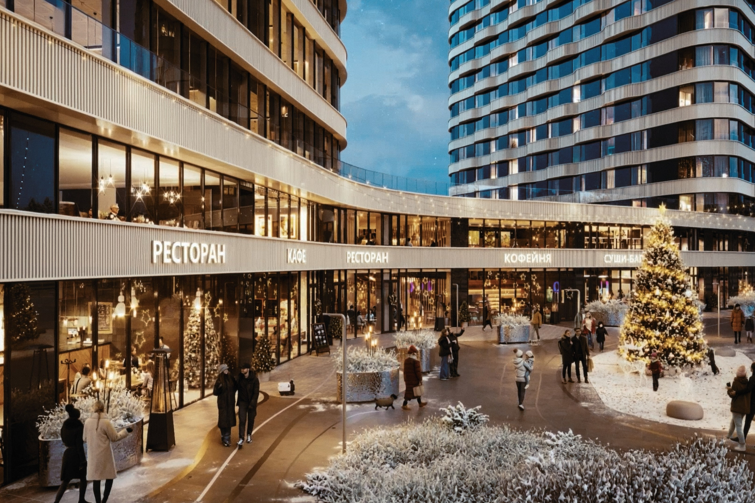 Commercial for the “Homeland Peredelkino” Residential Complex. Professional colorgrading service