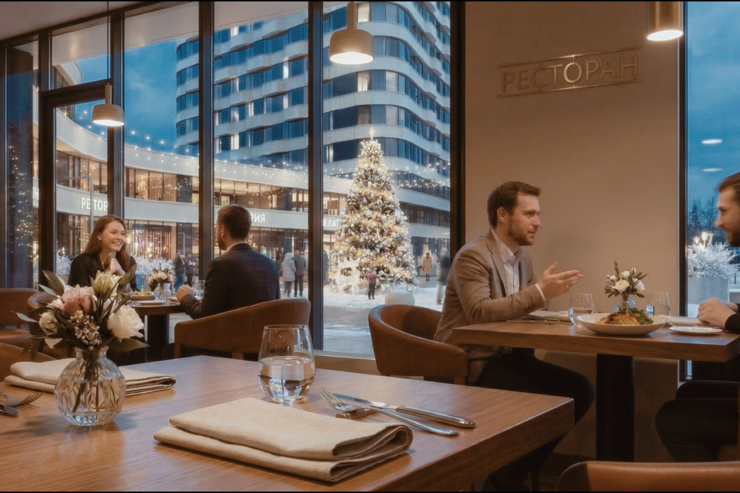 Commercial for the “Homeland Peredelkino” Residential Complex. Professional colorgrading service