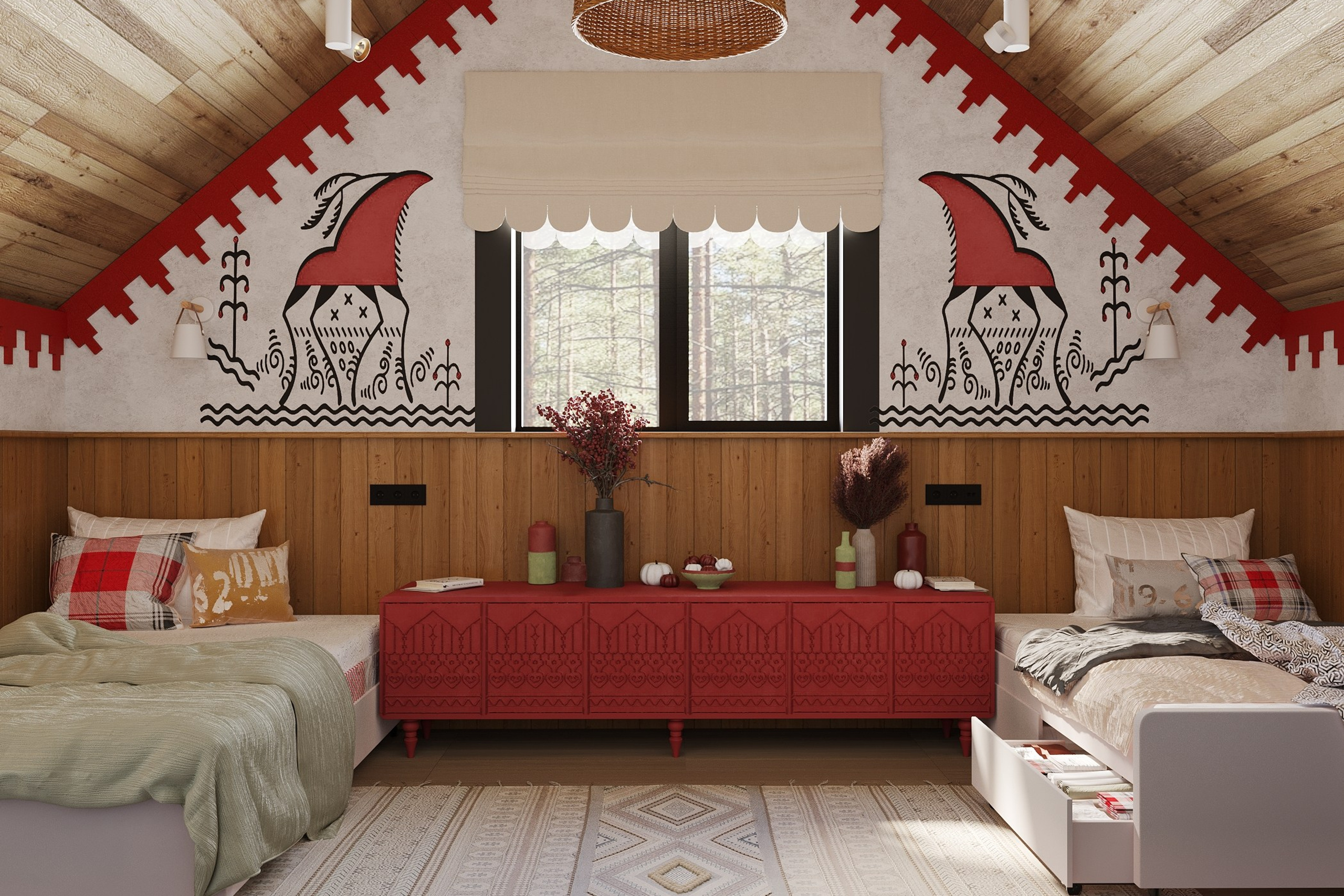 Русская этника на новый лад. Дизайнер проекта: Екатерина Кохташвили