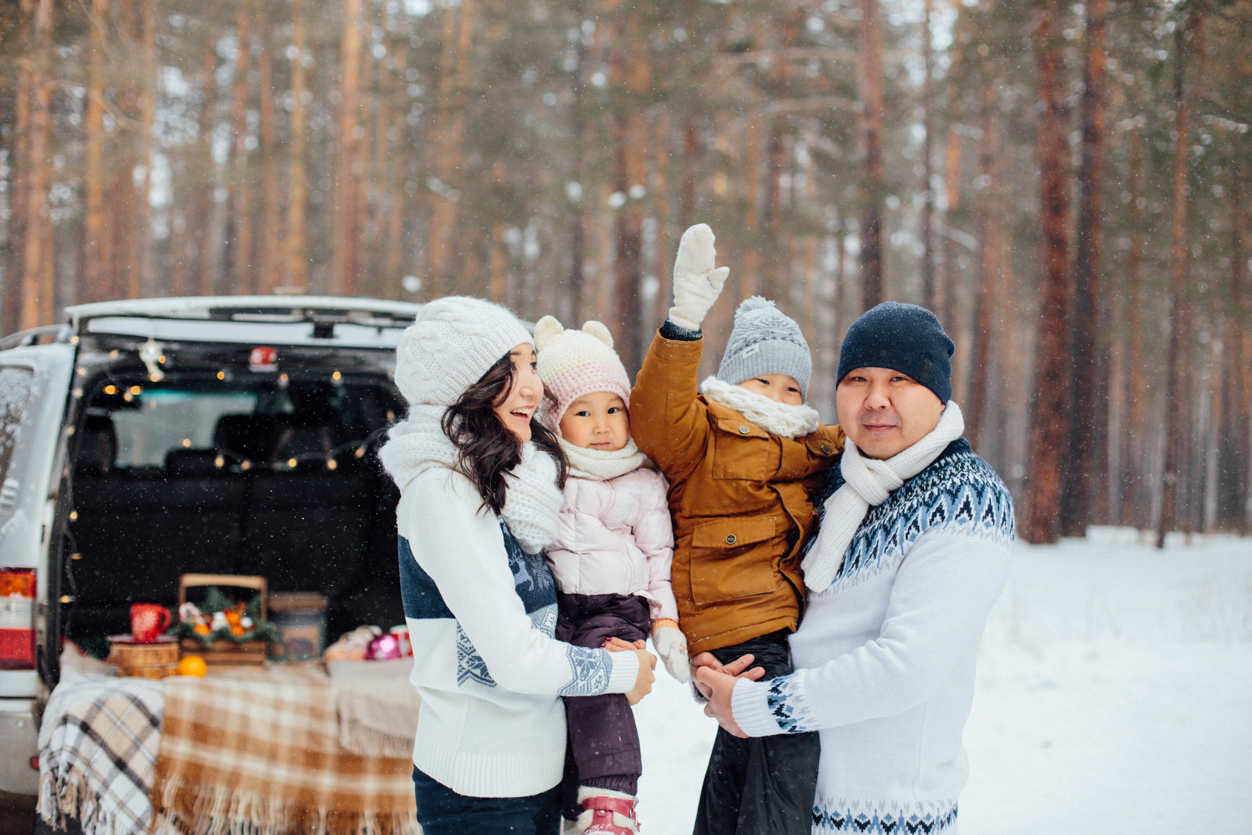 Семейные съемки на свежем воздухе