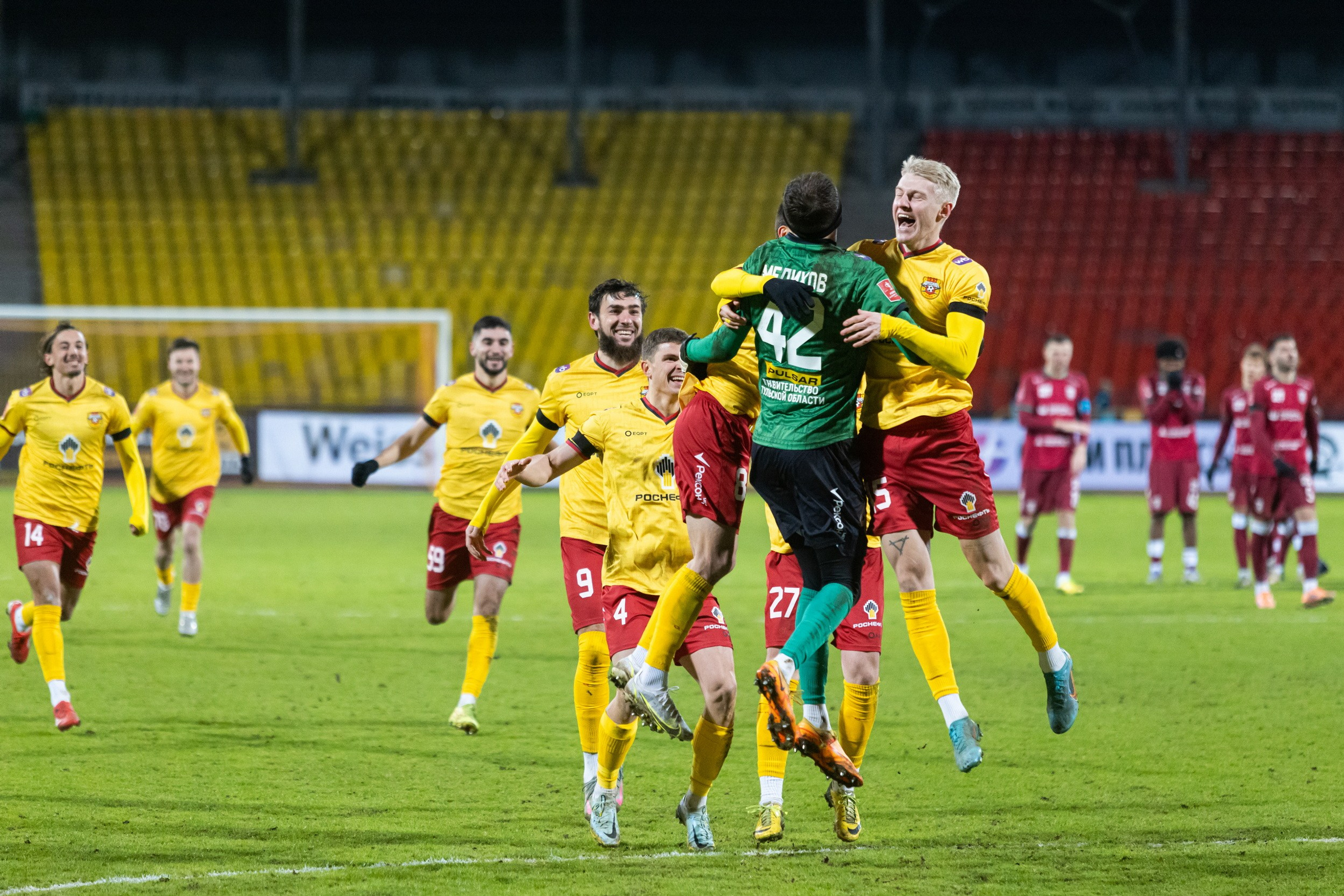 «Арсенал» обыграл «Рубин» по пенальти и вышел в следующий этап Кубка России (25 ноября 2025)