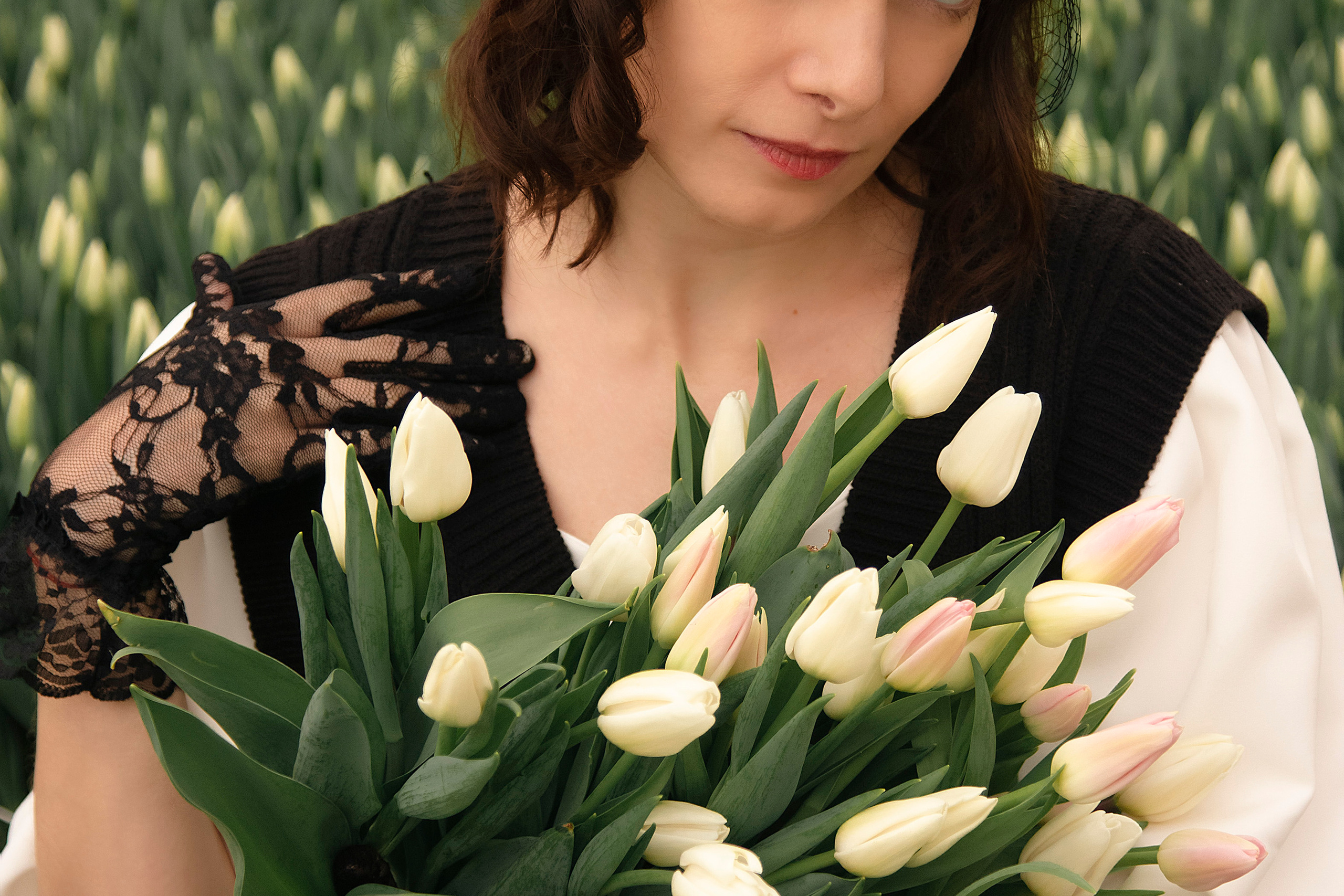 Фотодень в теплице с тюльпанами