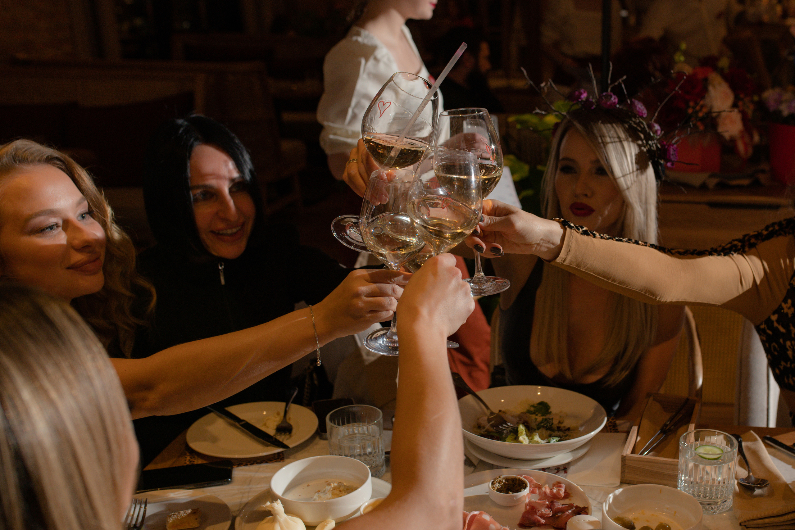 День рождения — ресторан Итальянка