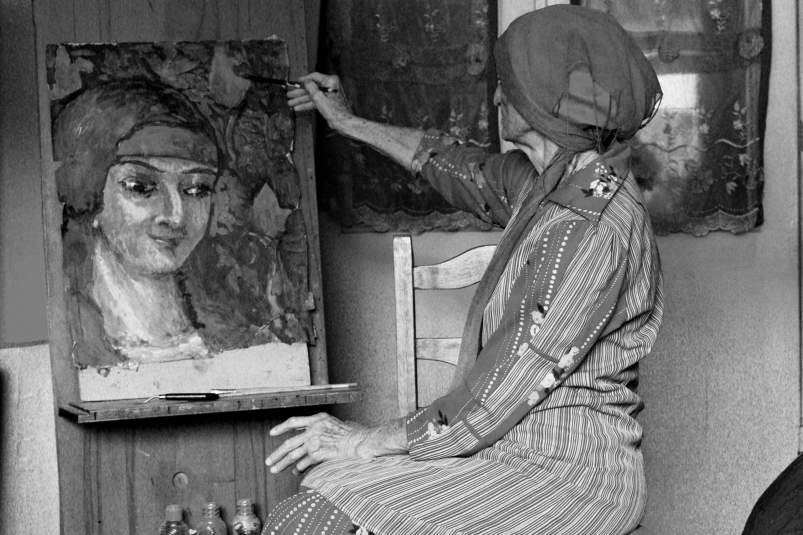 Съемка в домашней мастерской