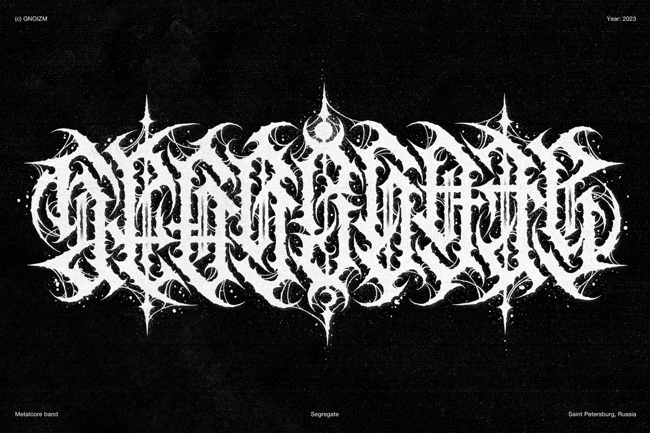 Powers Hell. GNOIZM | Metal Logos & Dark Lettering