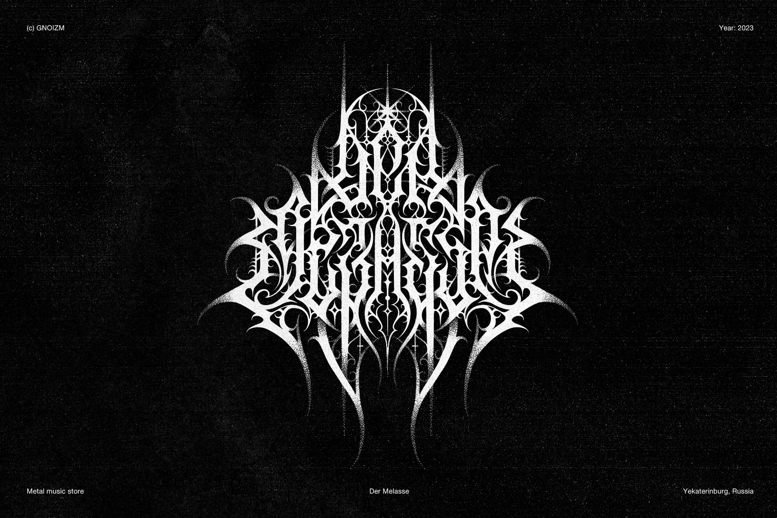 Gates of Asura. GNOIZM | Metal Logos & Dark Lettering