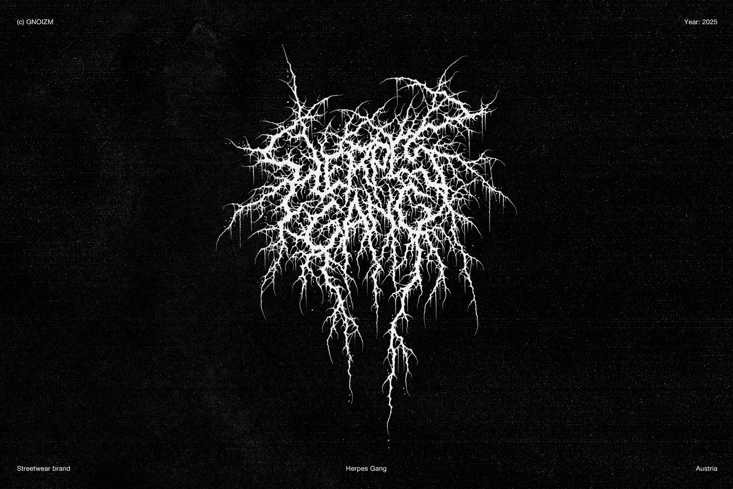 Powers Hell. GNOIZM | Metal Logos & Dark Lettering