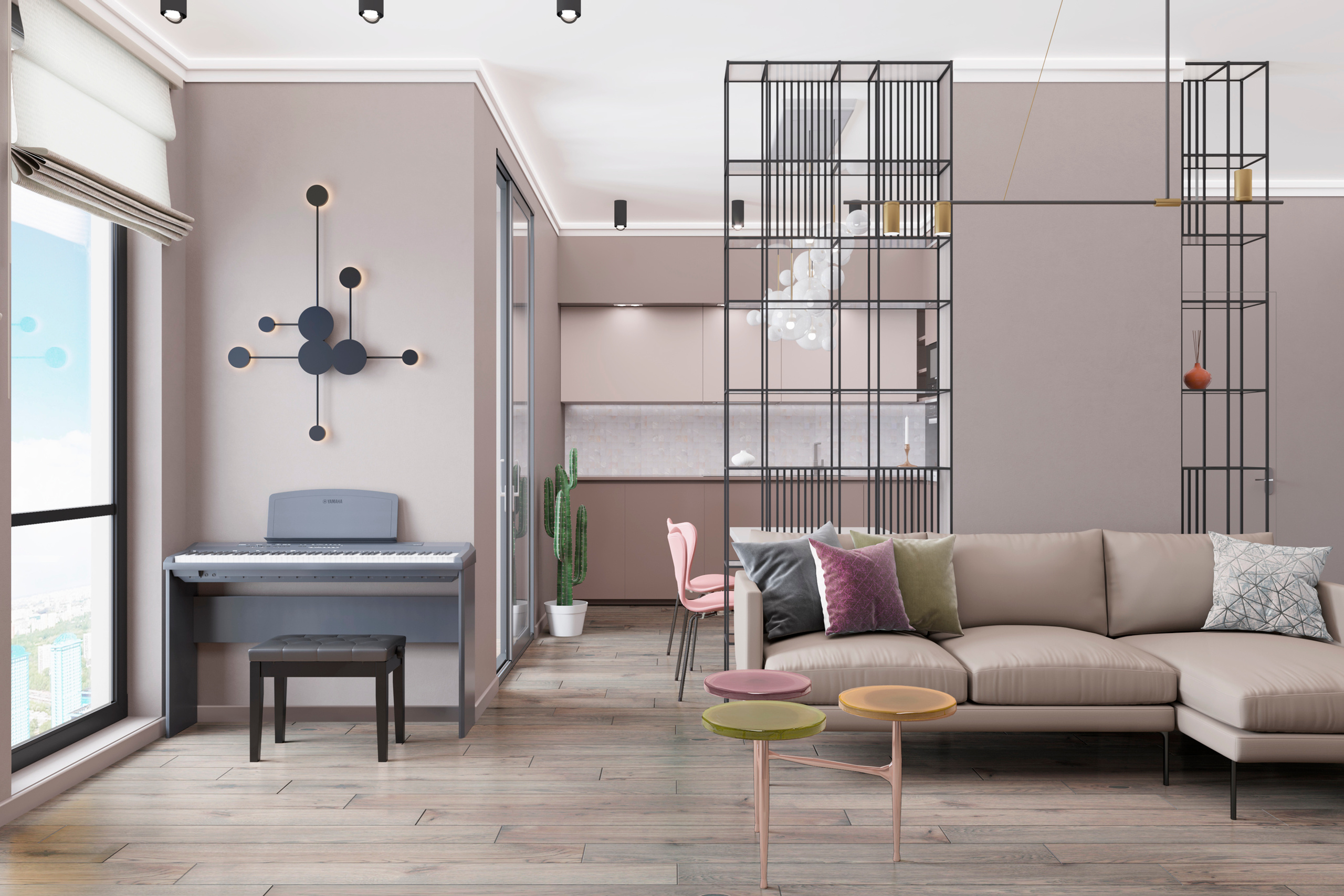 Студия для молодой девушки