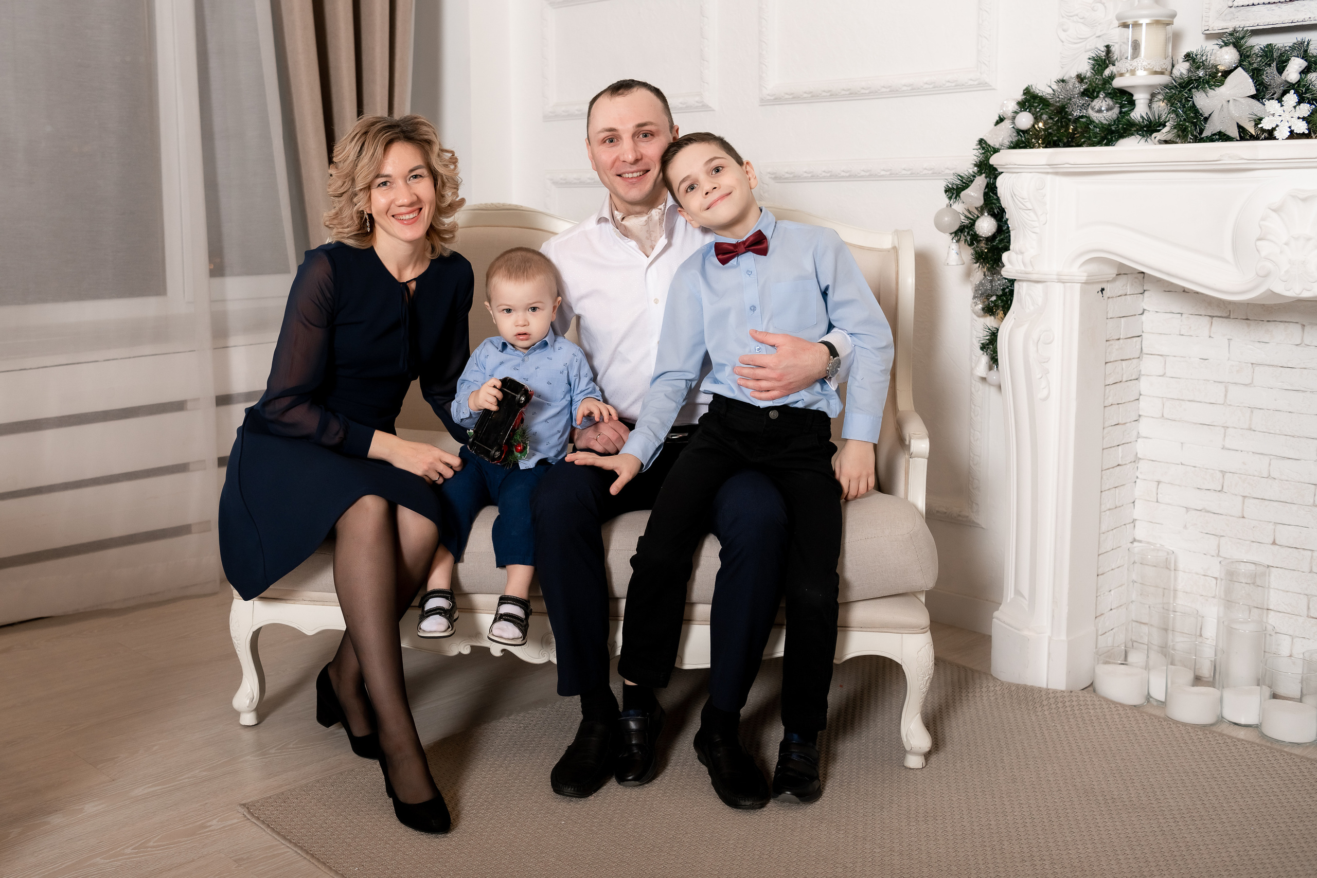 Новогодняя семейная для Максима и&nbsp;Надежды